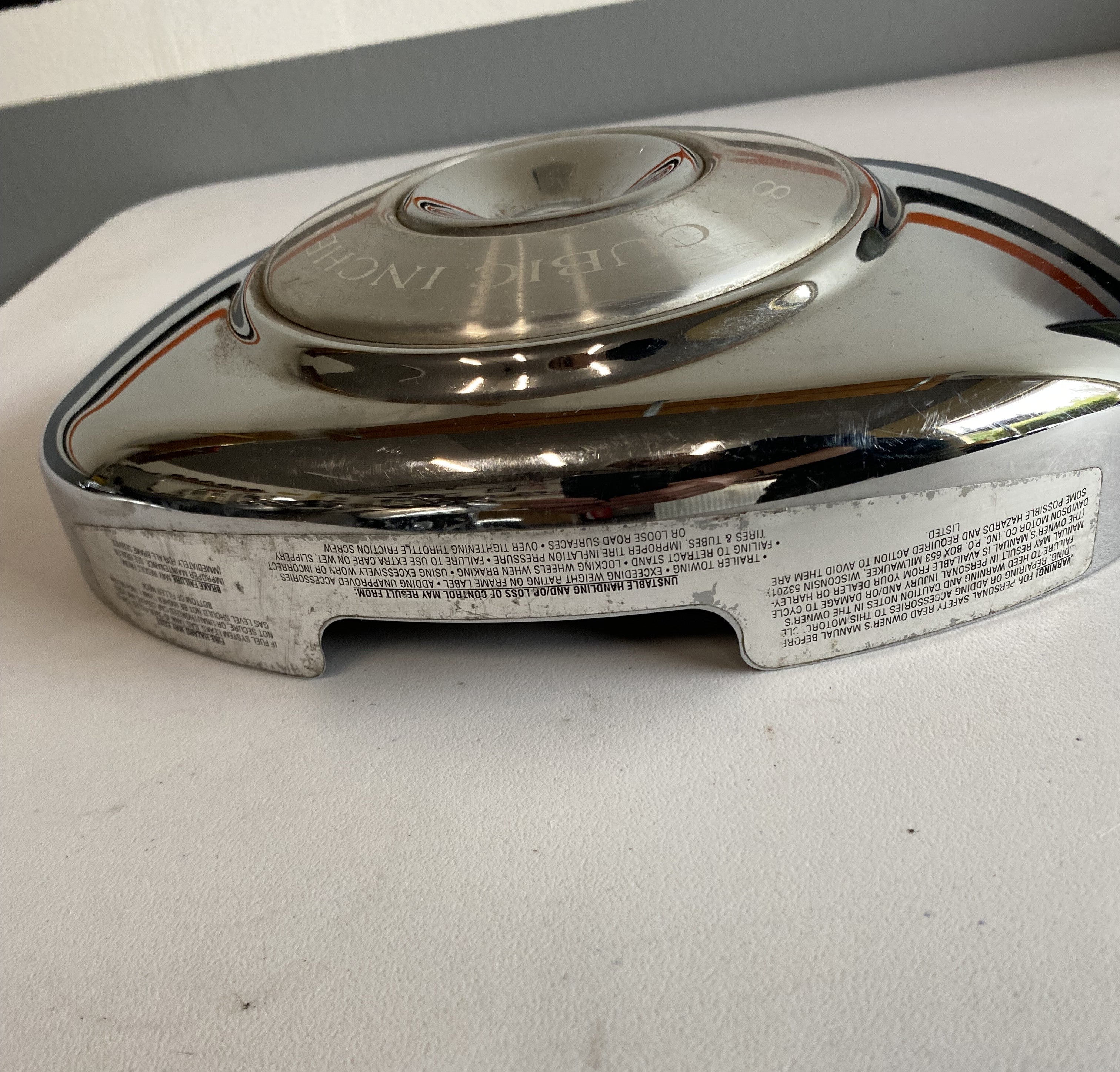 Harley Davidson Chrome Air Filter Cover OEM REF: 29075-99