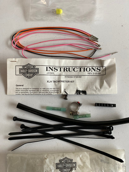 Harley Davidson Drehzahlmesser-Installationskit OEM-Referenz: 67182-95D
