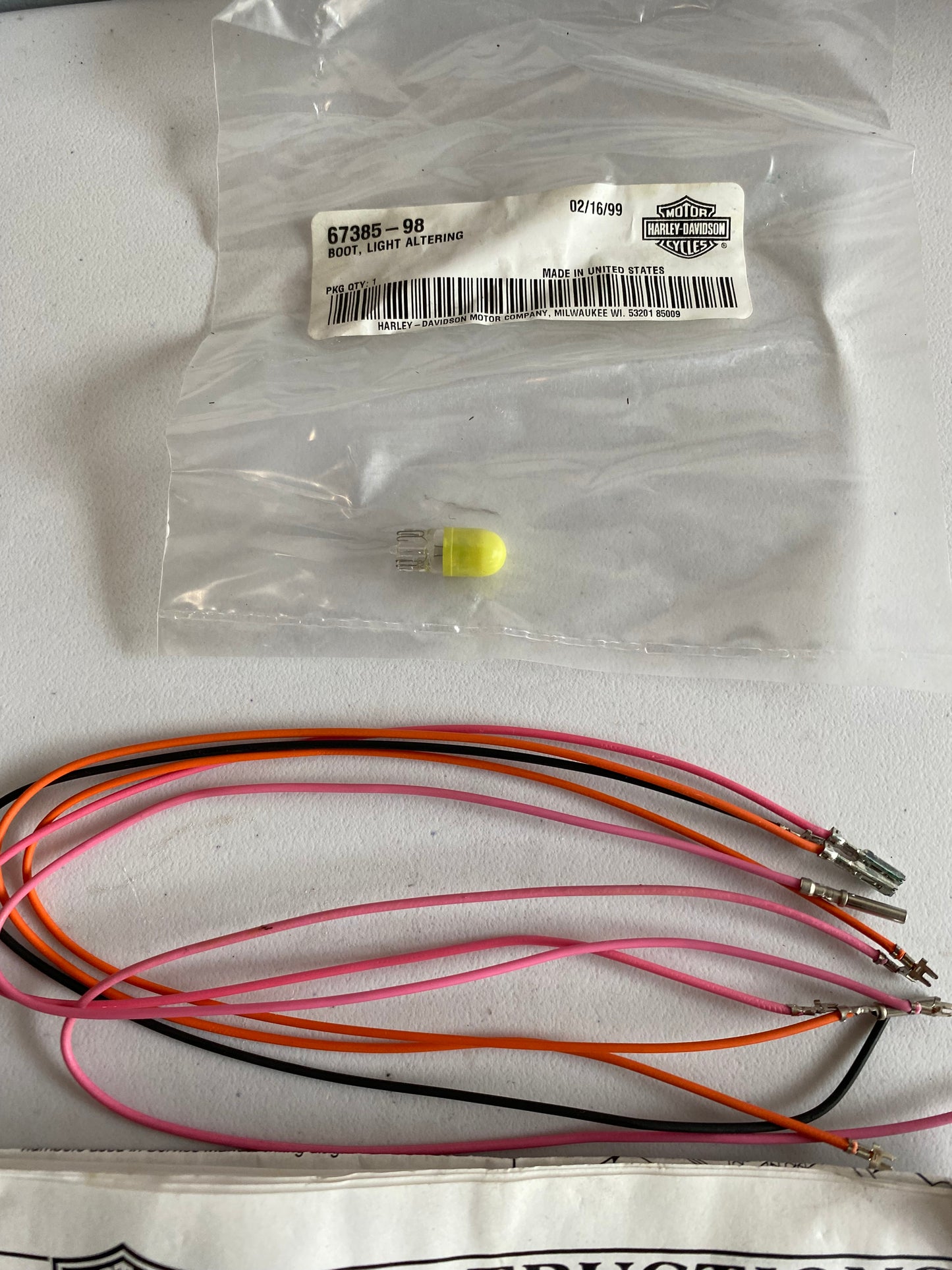 Harley Davidson Drehzahlmesser-Installationskit OEM-Referenz: 67182-95D