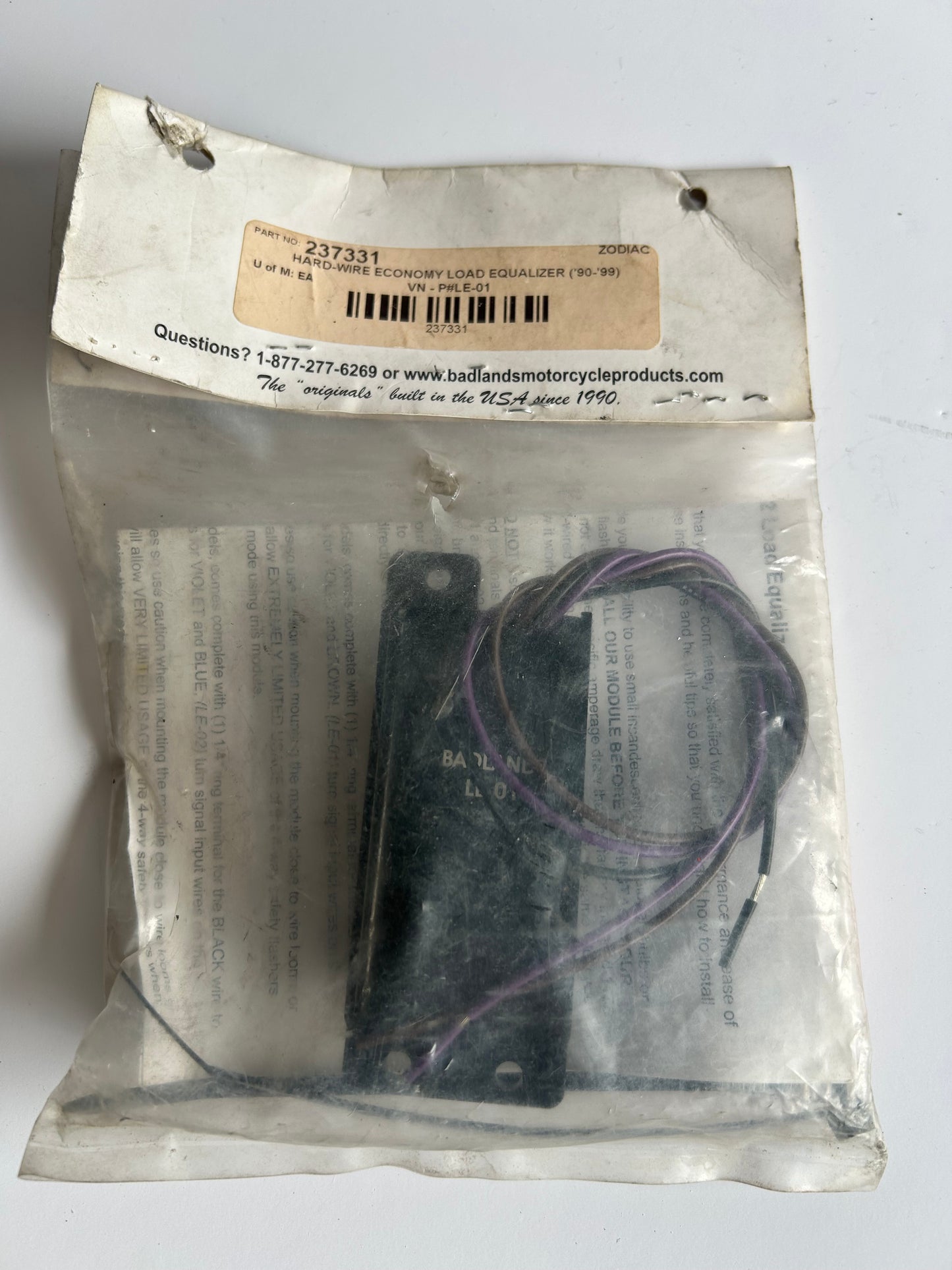 Centrale clignotante Equalizer Badlands Harley Davidson REF Zodiac 237331