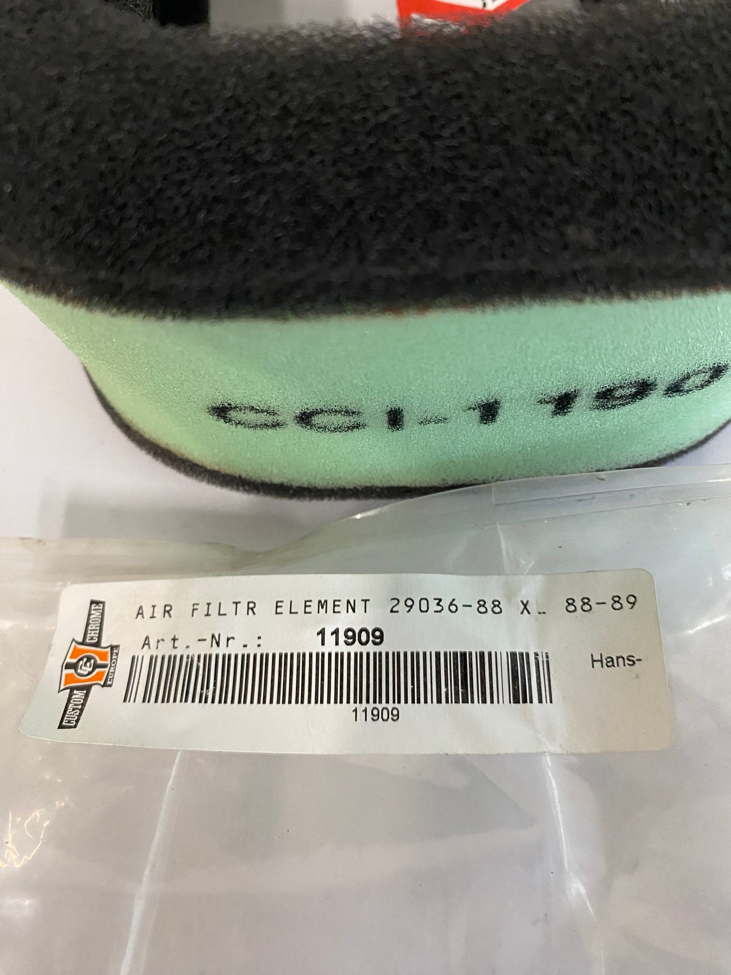 Filtre à air OEM Sportster Harley Davidson REF CC : 11909