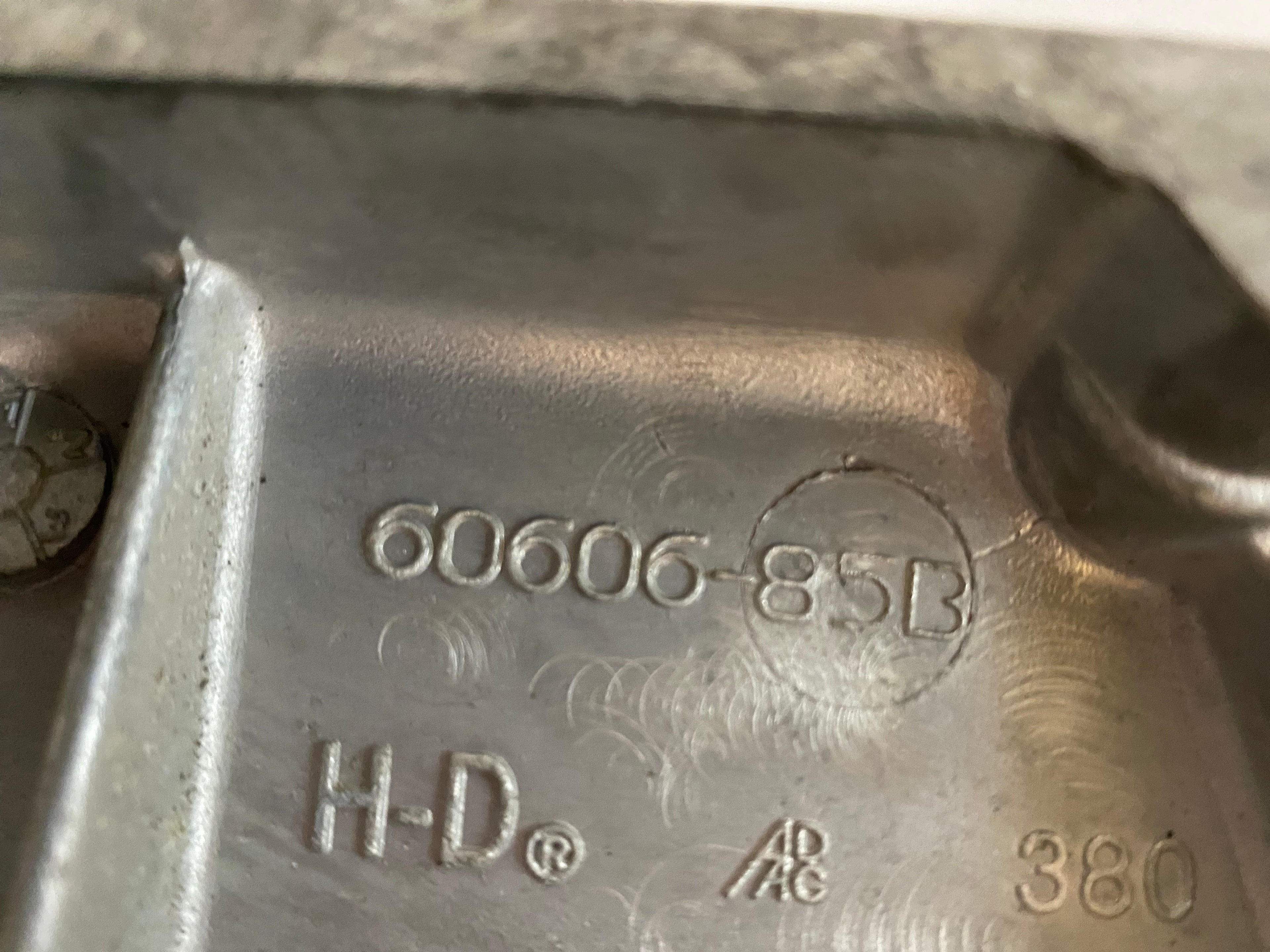 Harley Davidson Primary Transmission Housing REF OEM: 60606-85B