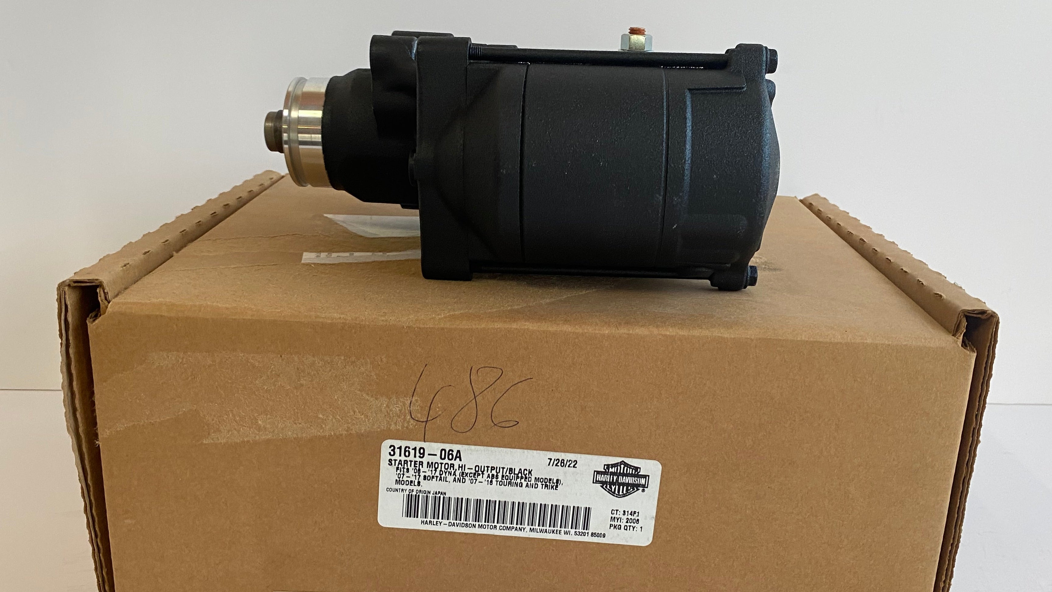 Démarreur high performance 1.4 KW Harley Davidson REF OEM 31619-06A