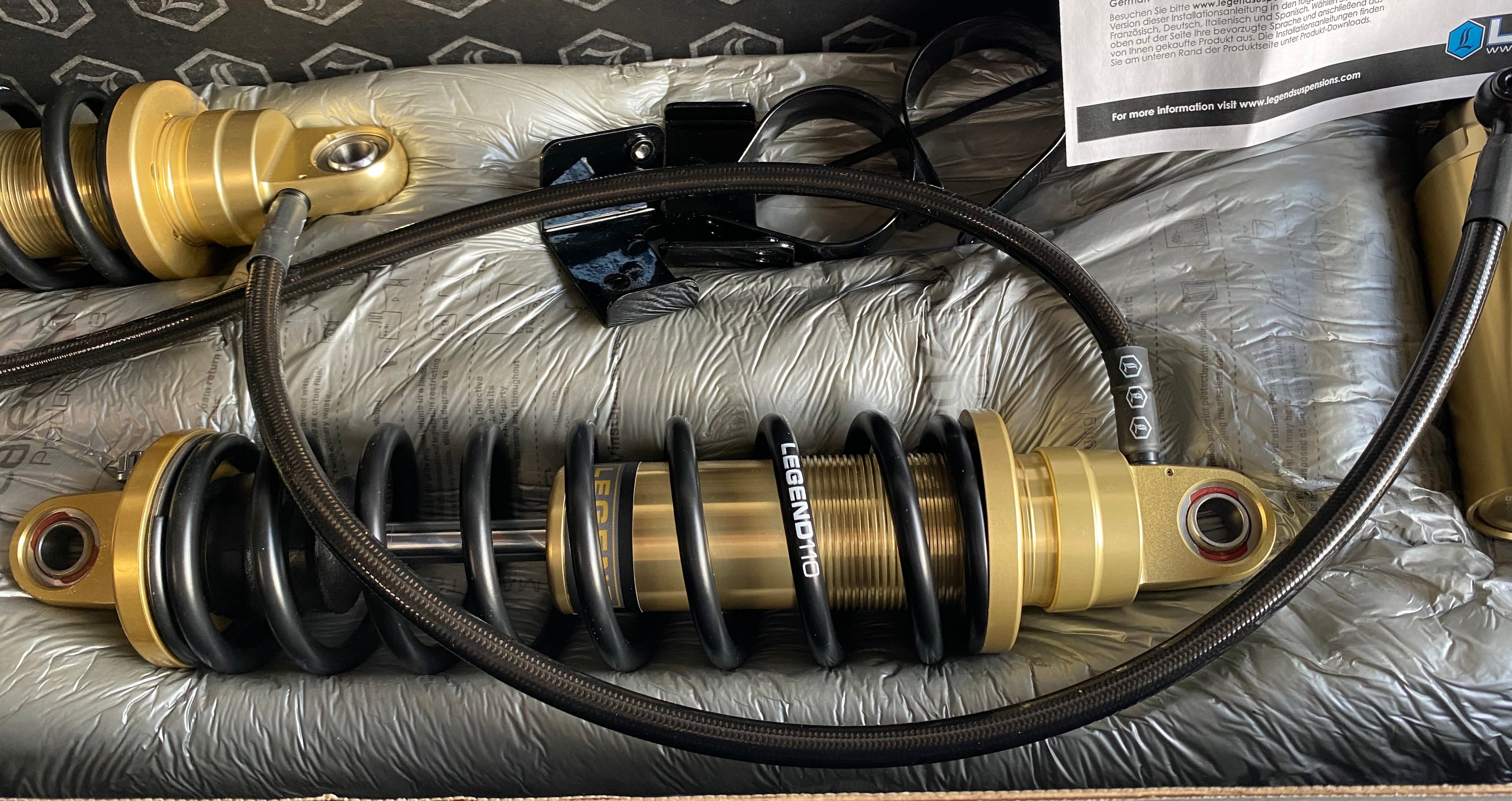 Jeu d'amortisseurs Legend Air REVO ARC 13 Touring Harley Davidson REF 1310-1906