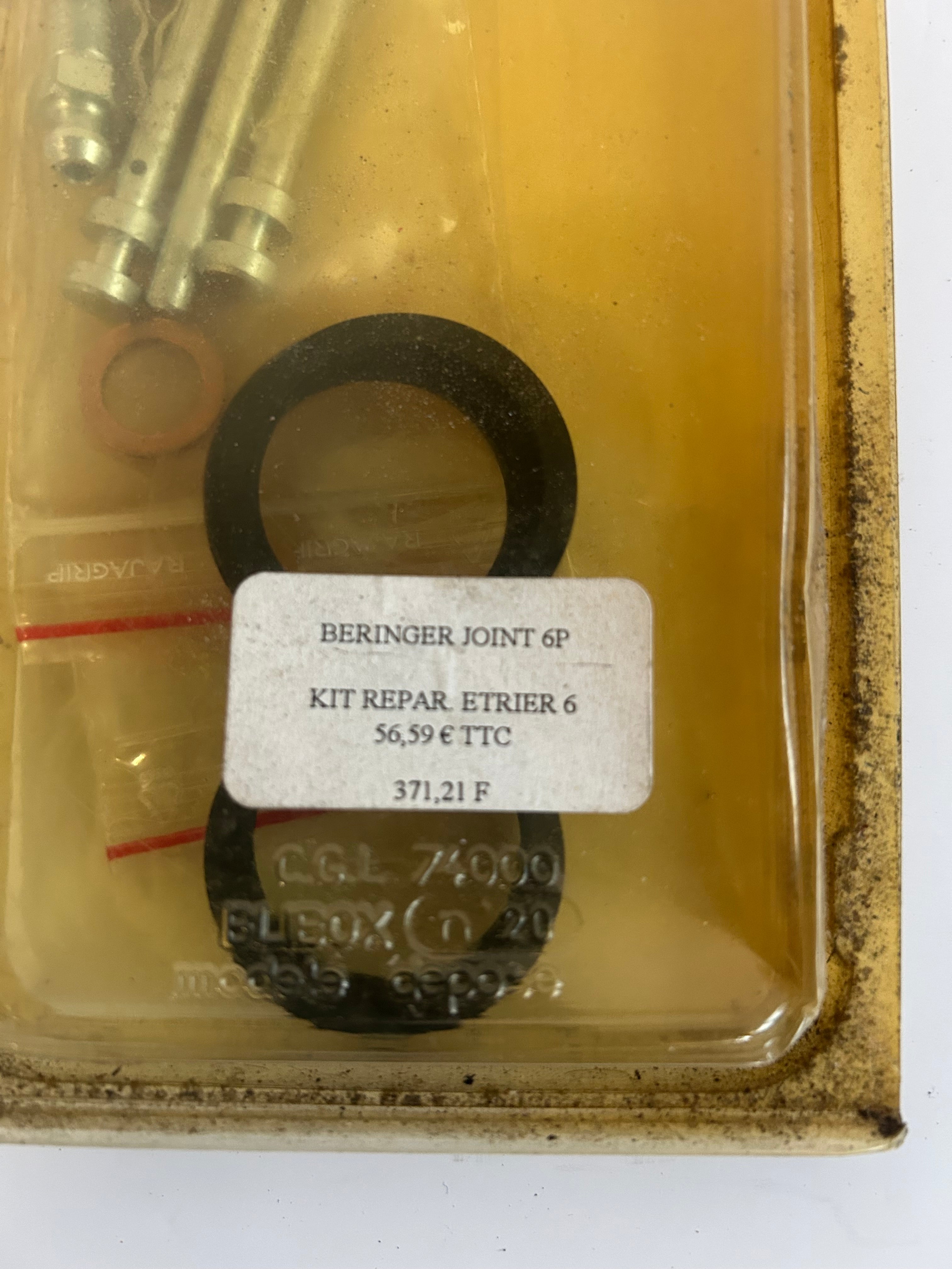 Beringer 6 Piston Brake Caliper Repair Kit for Harley Davidson