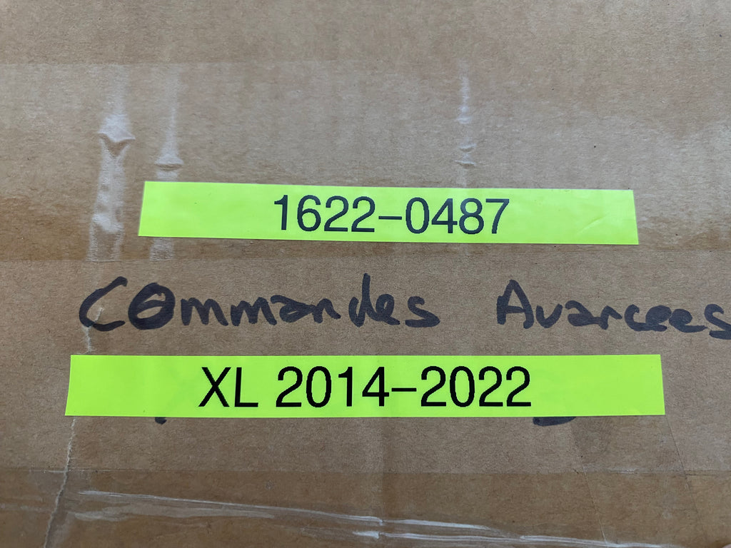 Jeu de commandes avancées noires Sportster Harley Davidson REF Drag 1622-0487