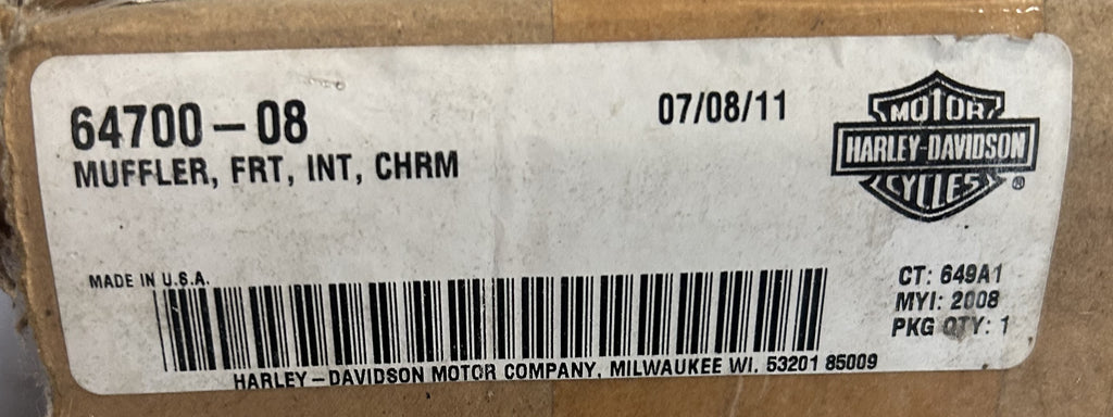 Silencieux inférieur Dyna Harley Davidson REF OEM 64700-08