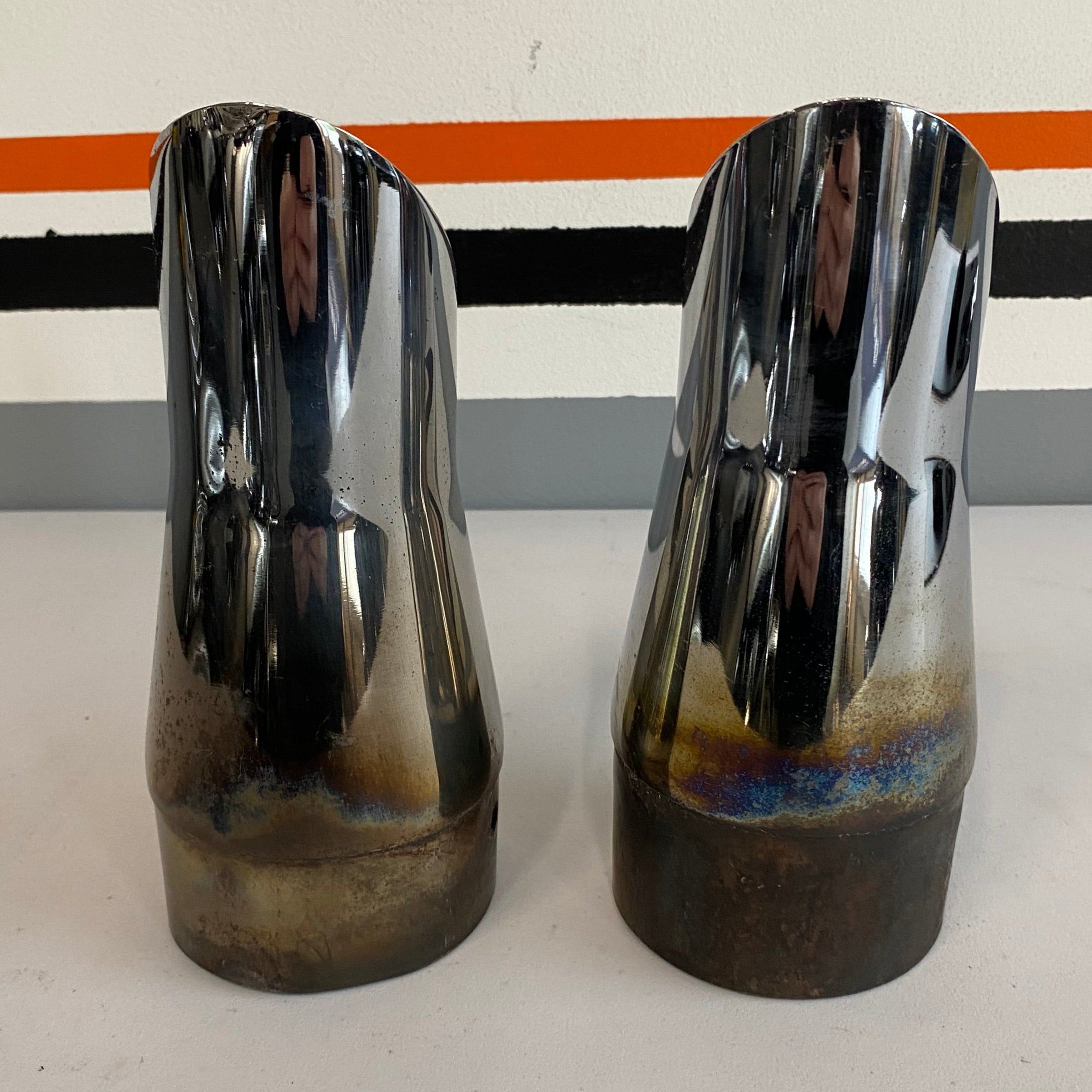 Embouts chromés de silencieux échappement 3,5 pouces Harley Davidson