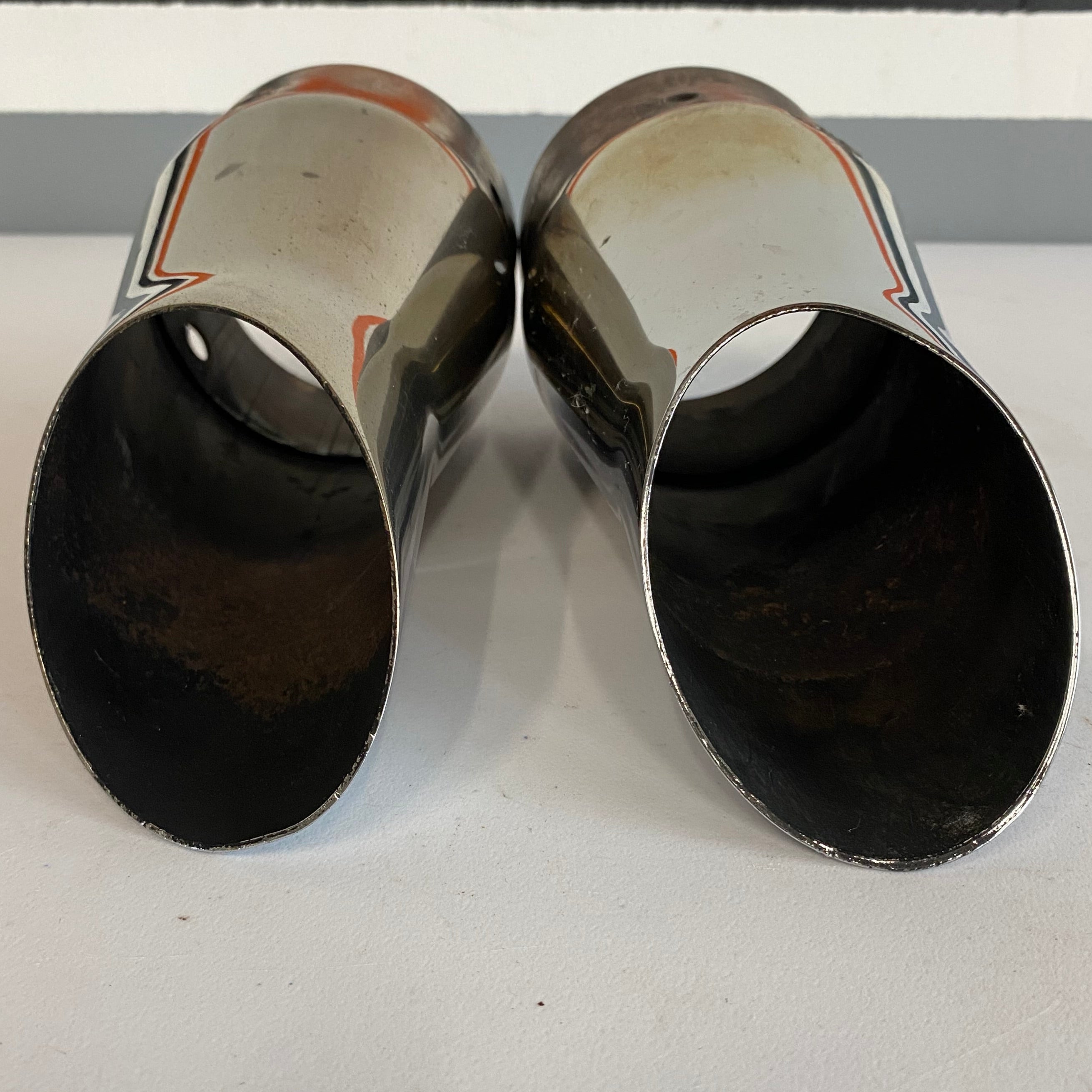 Embouts chromés de silencieux échappement 3,5 pouces Harley Davidson