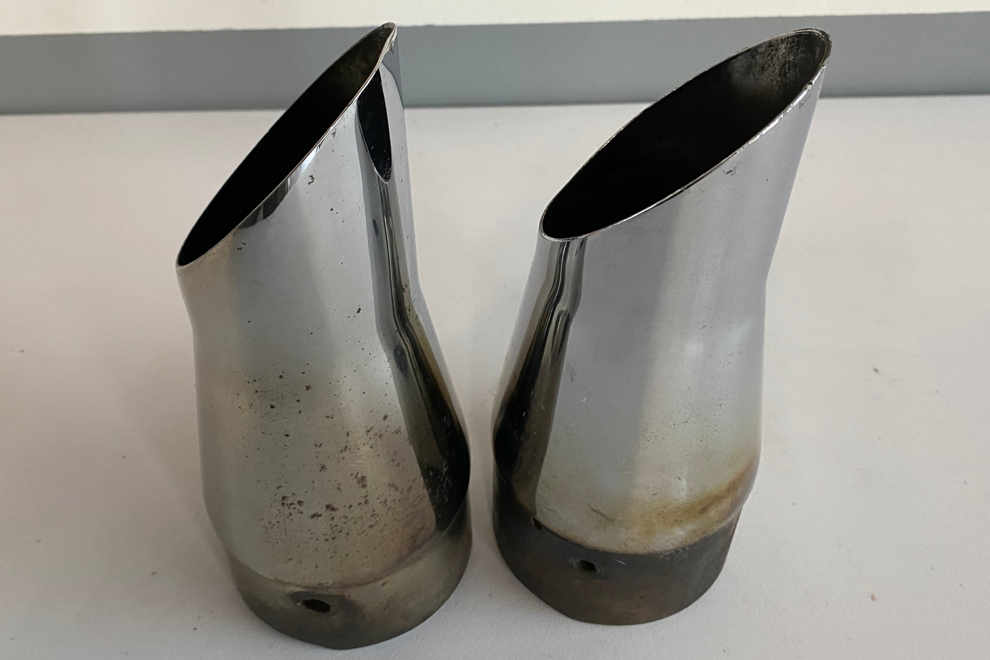 Embouts chromés de silencieux échappement 3,5 pouces Harley Davidson