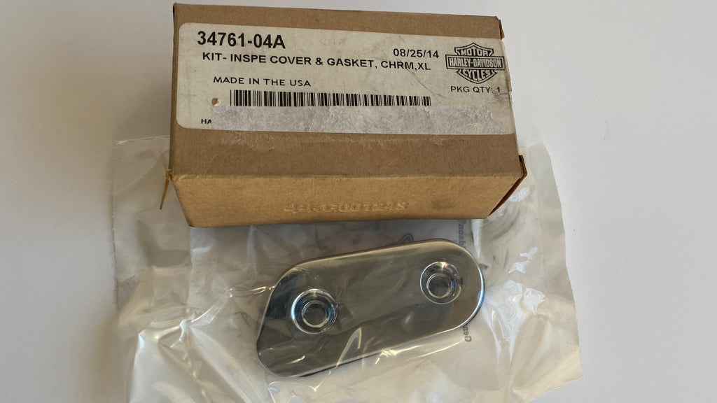 Trappe inspection chromé Sportster Harley Davidson REF OEM 34761-04A