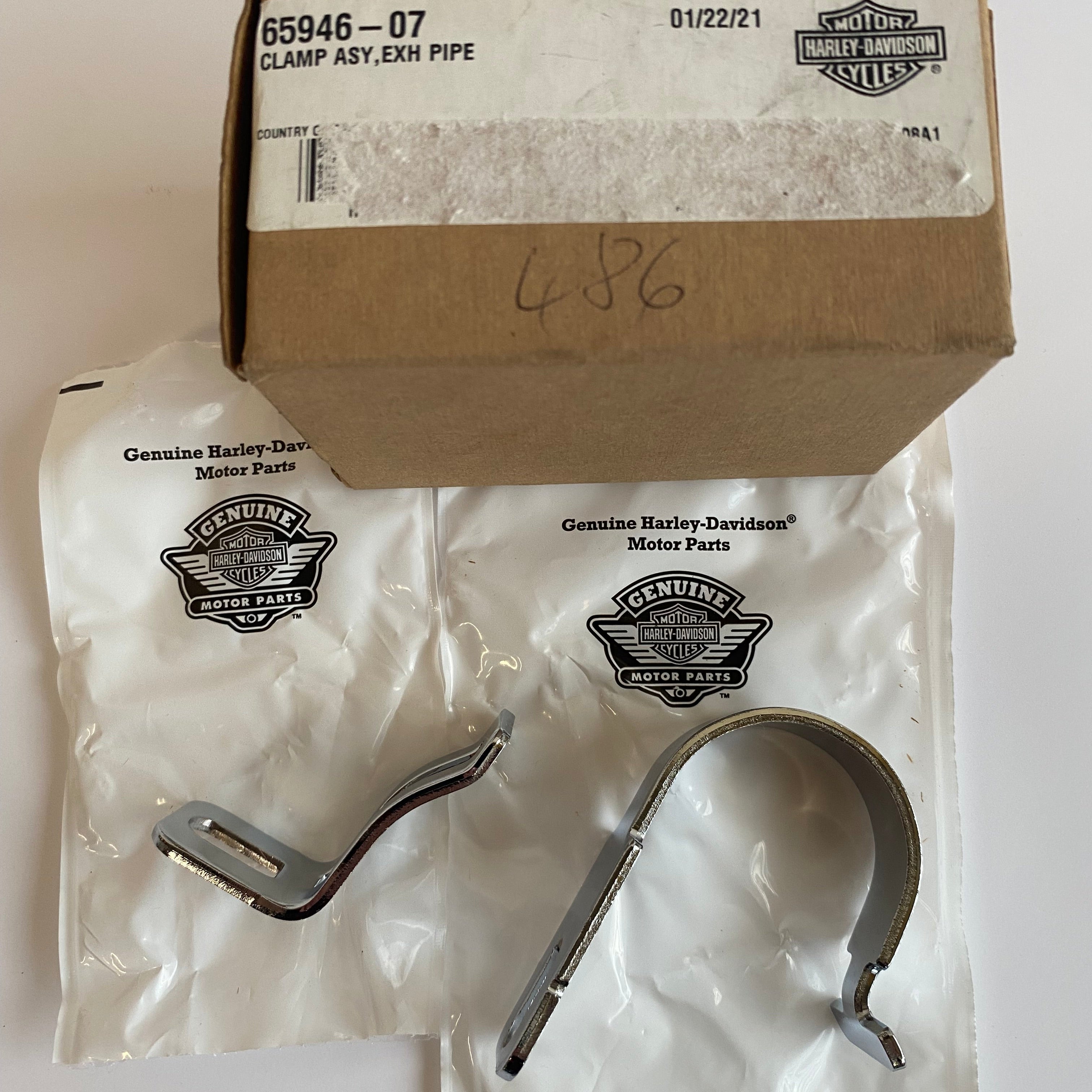 Collier échappement Harley Davidson REF OEM 65946-07
