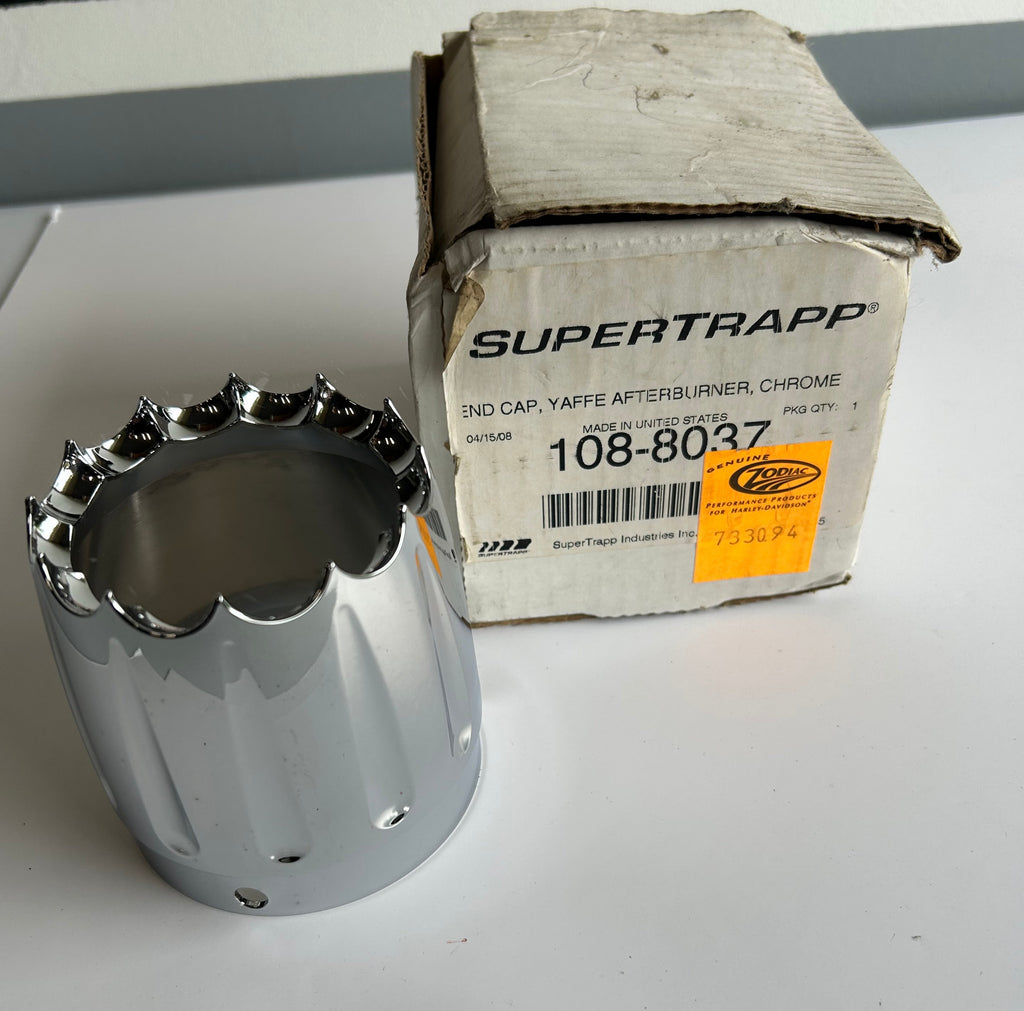 Supertrapp Yaffe Chrom 3,5 Zoll Schalldämpferspitze Harley Davidson REF 108-8037