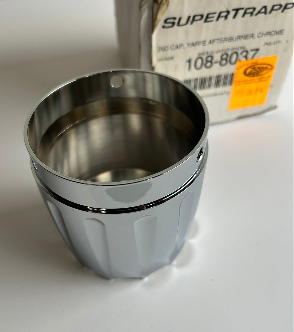 Supertrapp Yaffe Chrom 3,5 Zoll Schalldämpferspitze Harley Davidson REF 108-8037