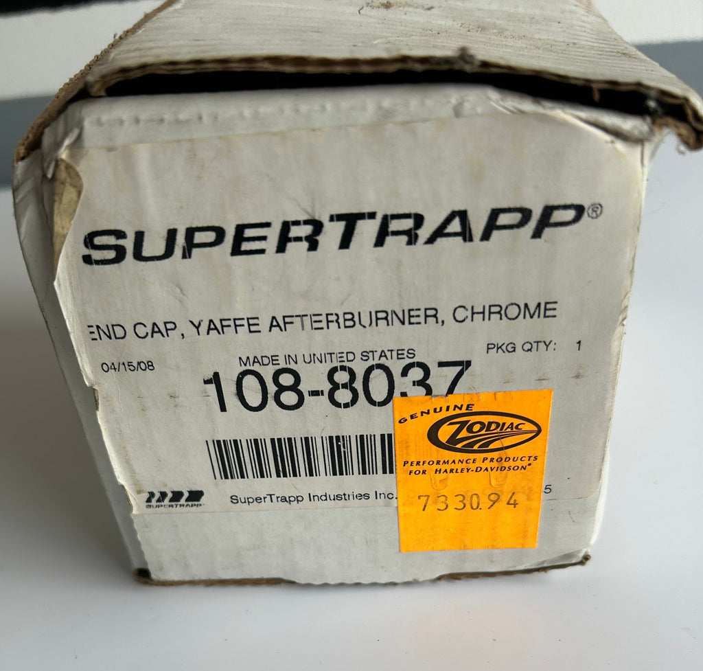 Supertrapp Yaffe Chrom 3,5 Zoll Schalldämpferspitze Harley Davidson REF 108-8037