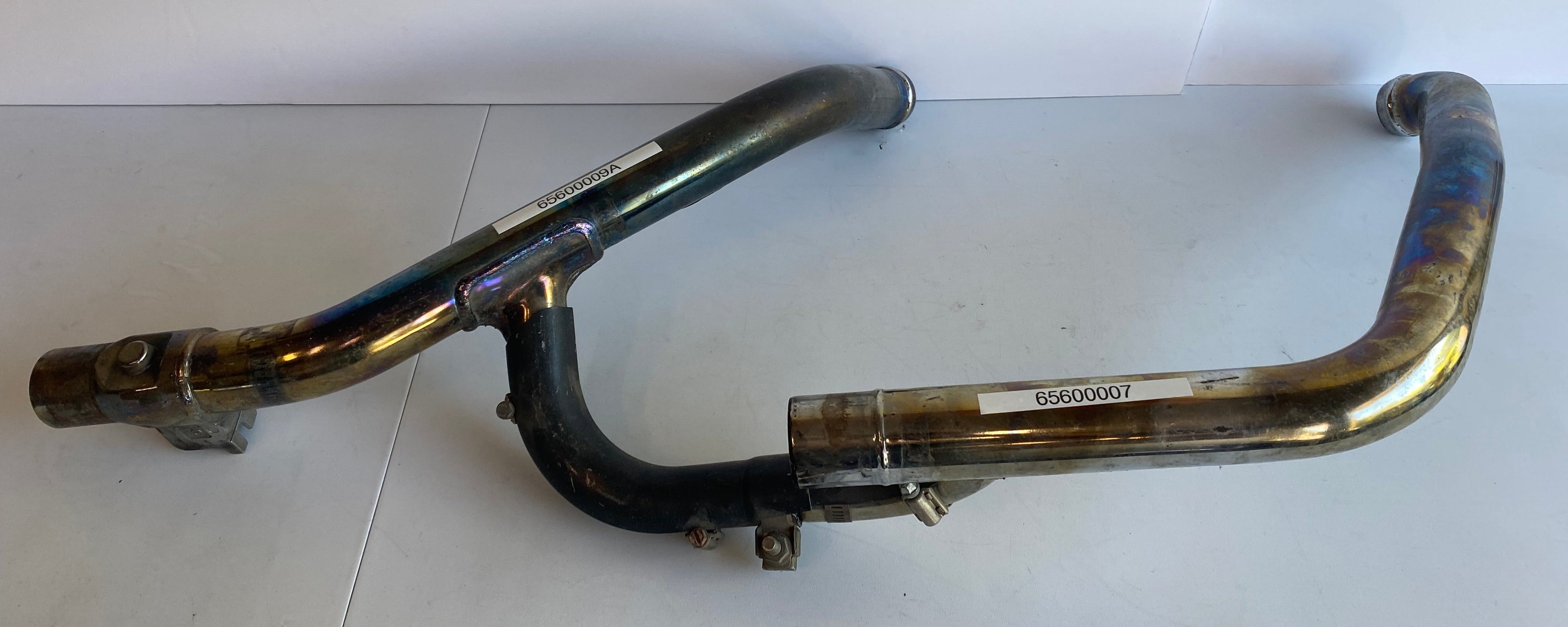 Harley Davidson Dyna Exhaust Manifold REF OEM 65600007 &amp; 65600009A