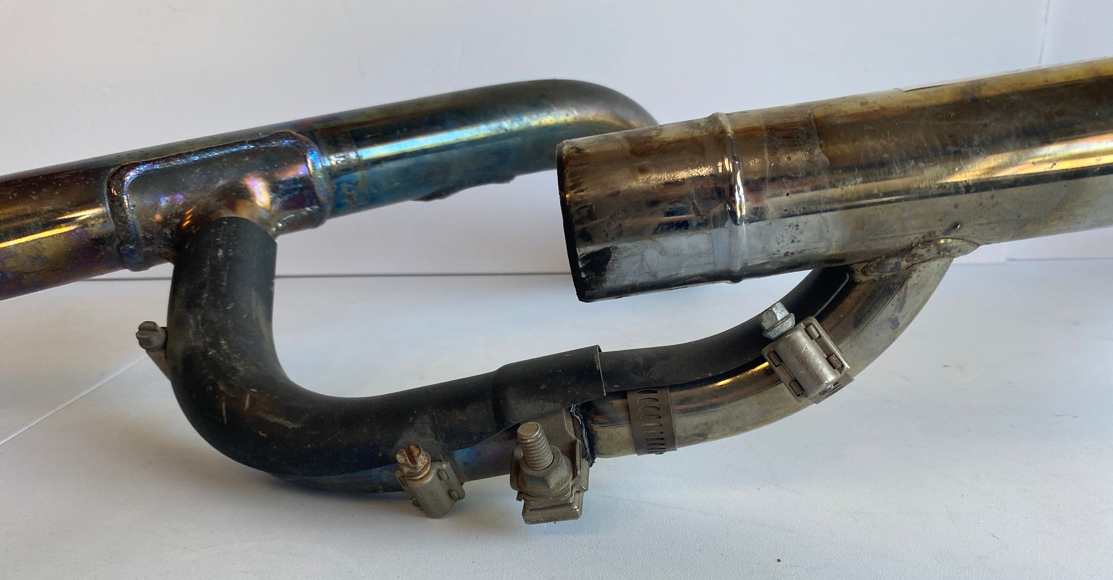 Harley Davidson Dyna Exhaust Manifold REF OEM 65600007 &amp; 65600009A