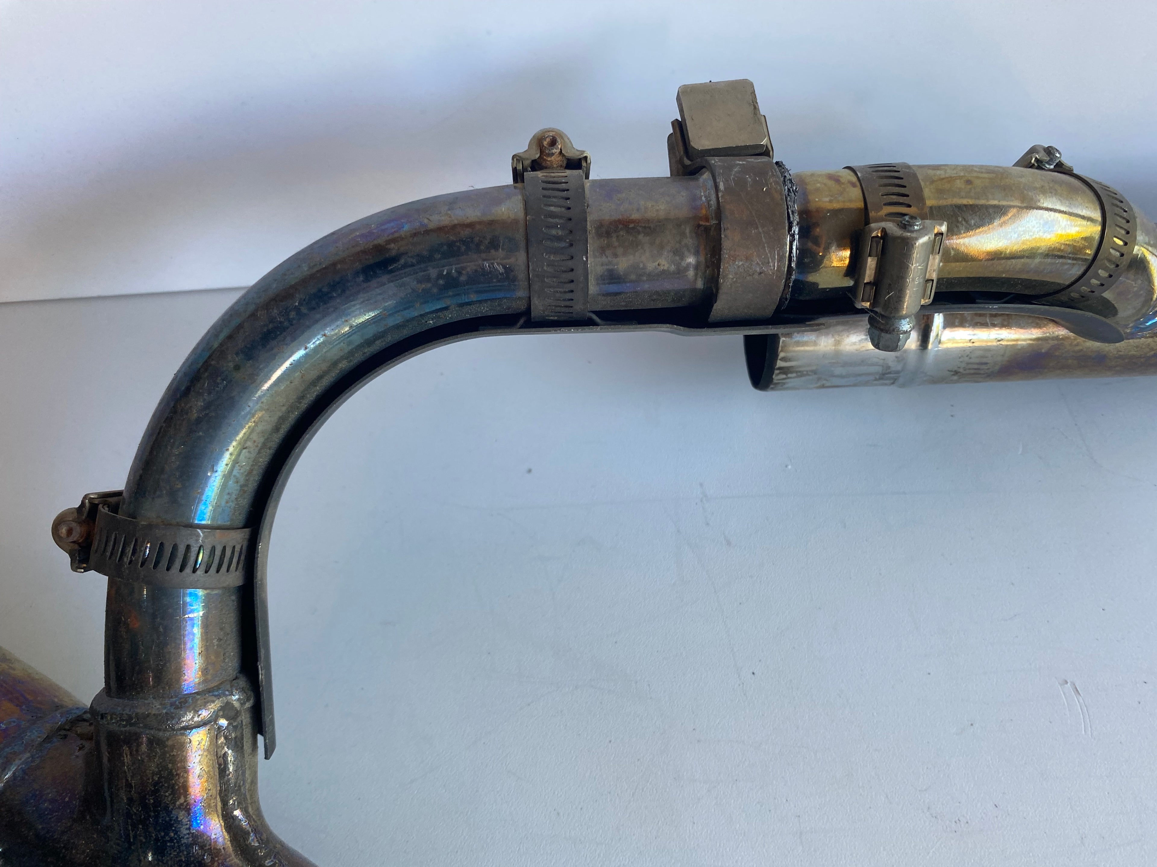 Collecteur d'échappement Dyna Harley Davidson REF OEM 65600007 & 65600009A