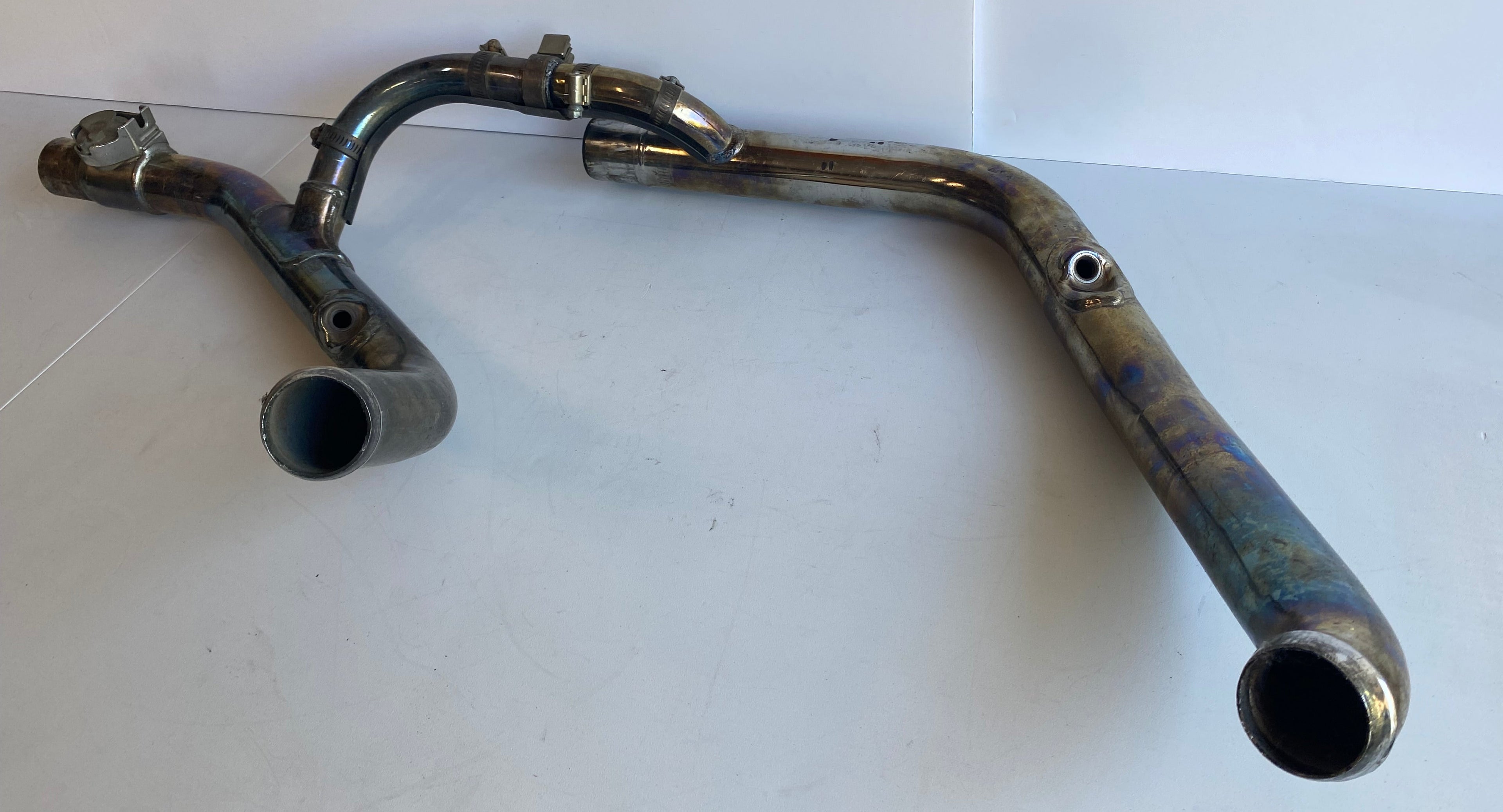 Collecteur d'échappement Dyna Harley Davidson REF OEM 65600007 & 65600009A