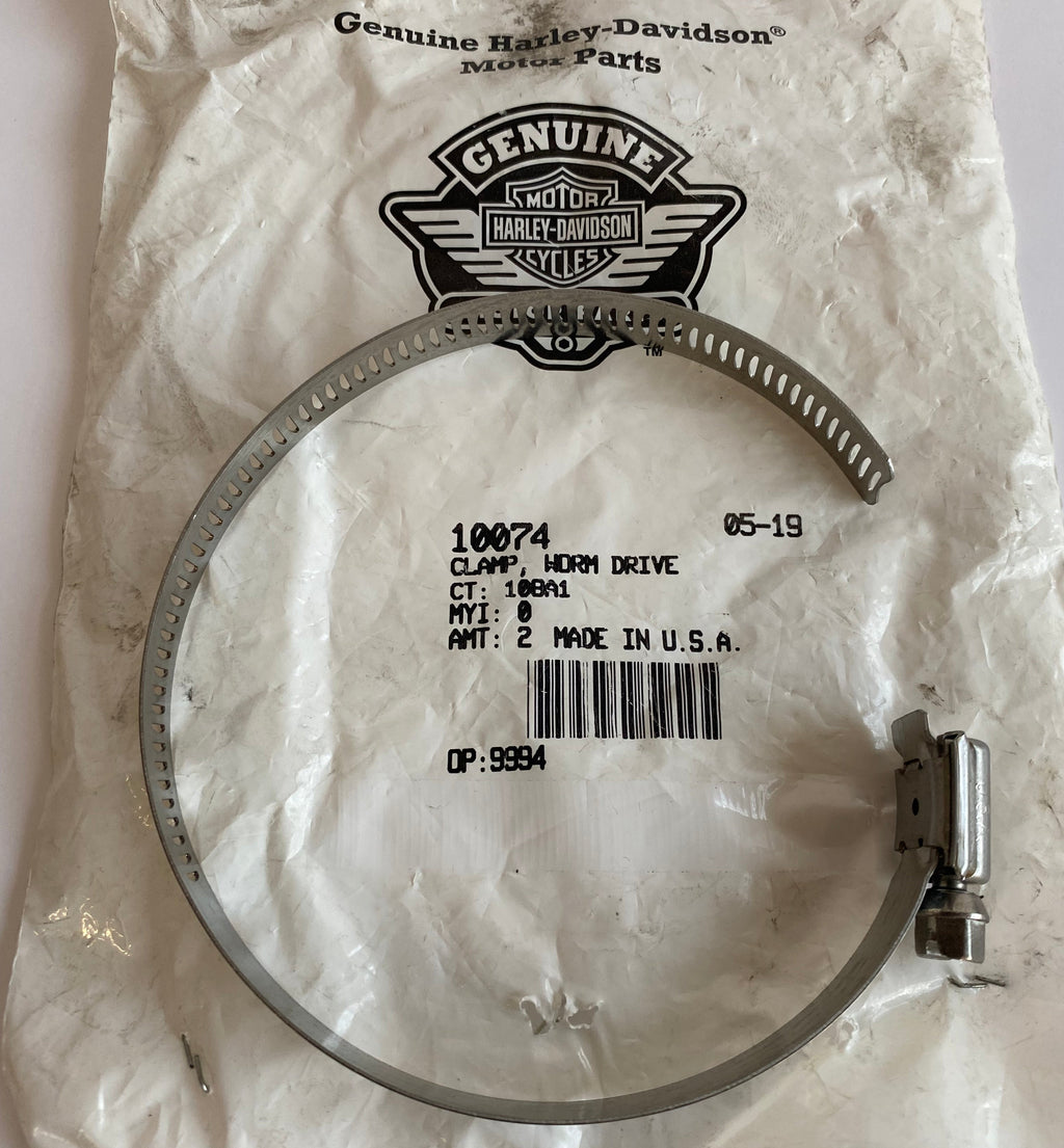 Collier pare chaleur silencieux échappement Harley Davidson REF OEM 10074