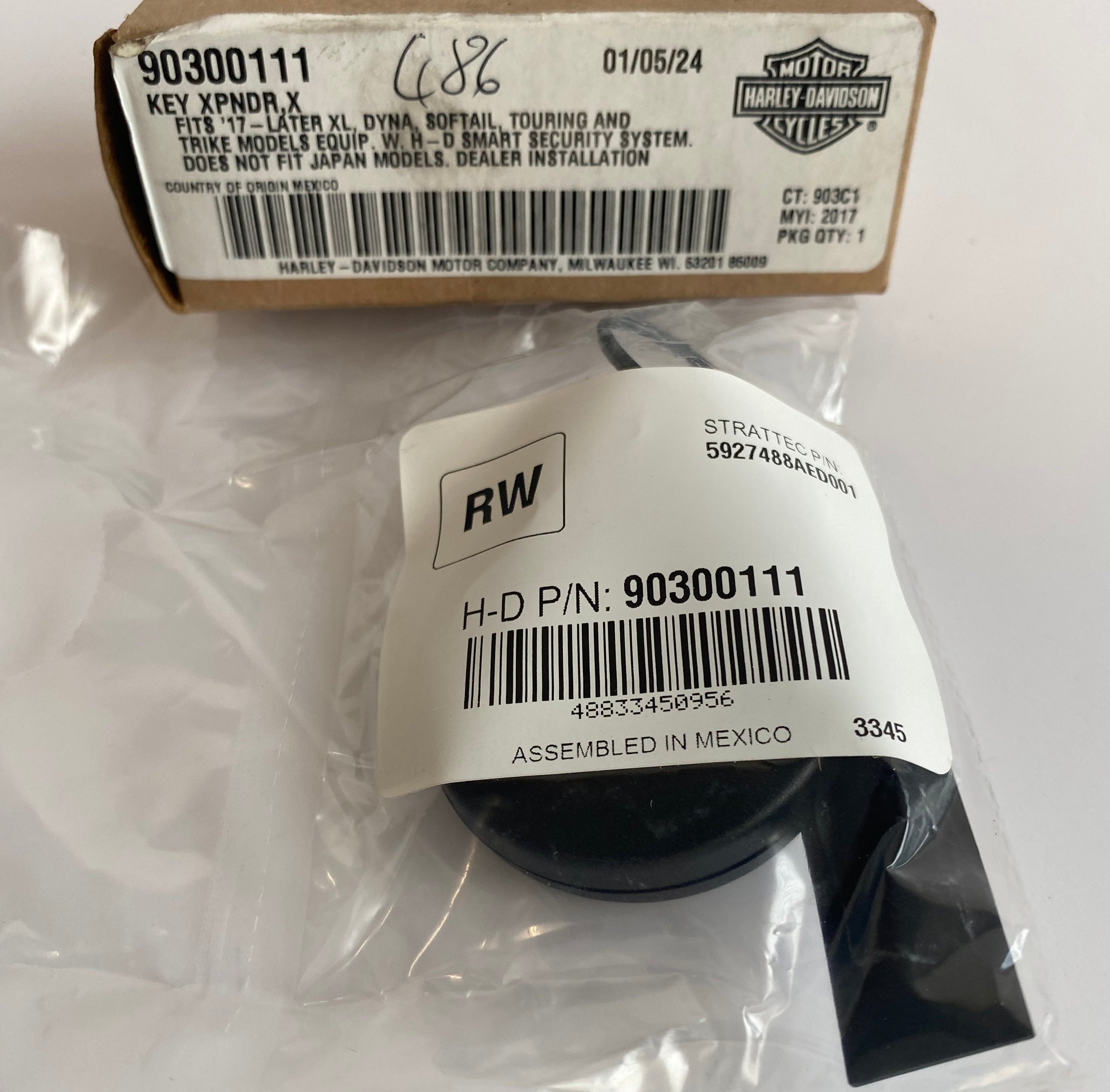 Transpondeur FOB Harley Davidson REF OEM 90300111