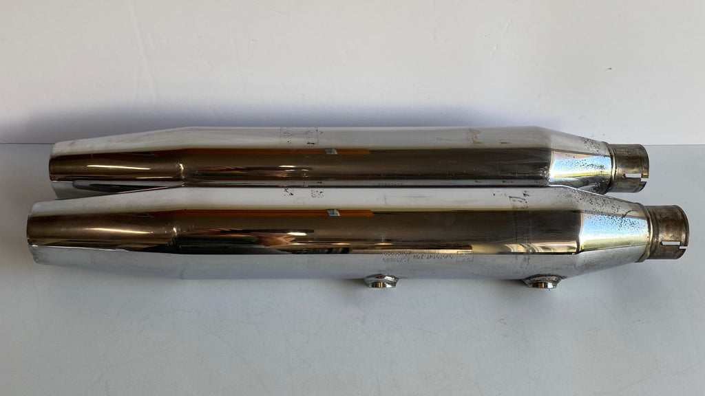 Jeu de silencieux origine Softail Harley Davidson REF OEM 65682-07 & 65685-07