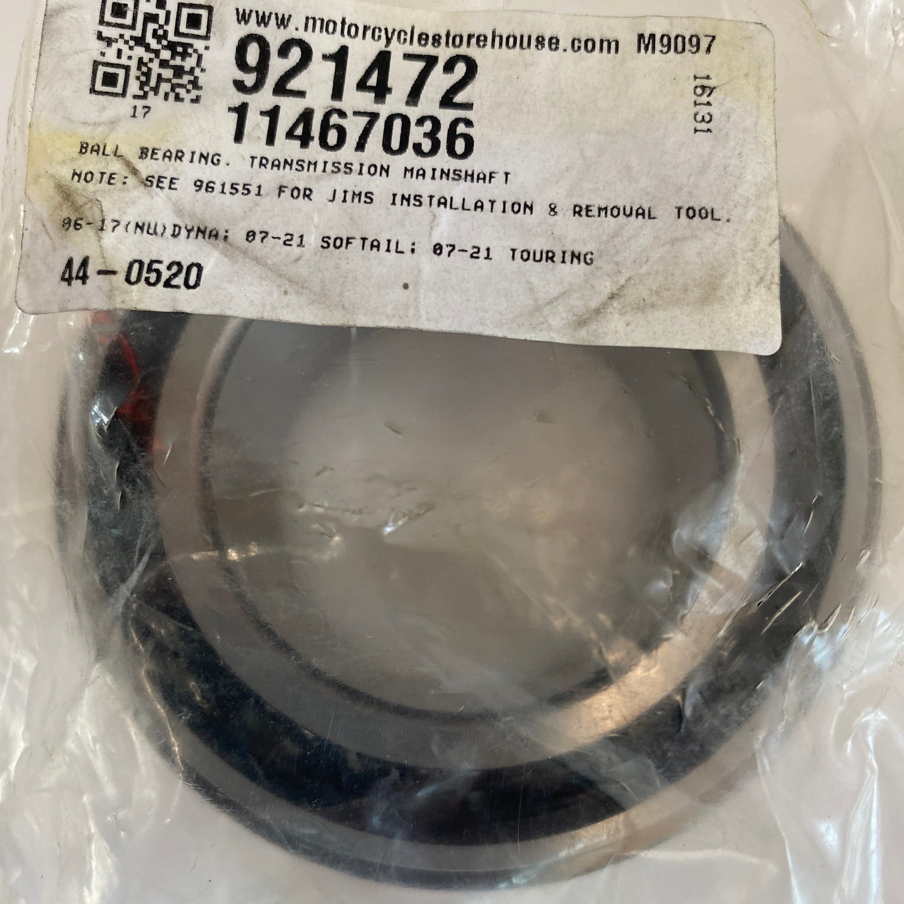 Roulement arbre principal boite 6 vitesses Harley Davidson REF OEM 8967A