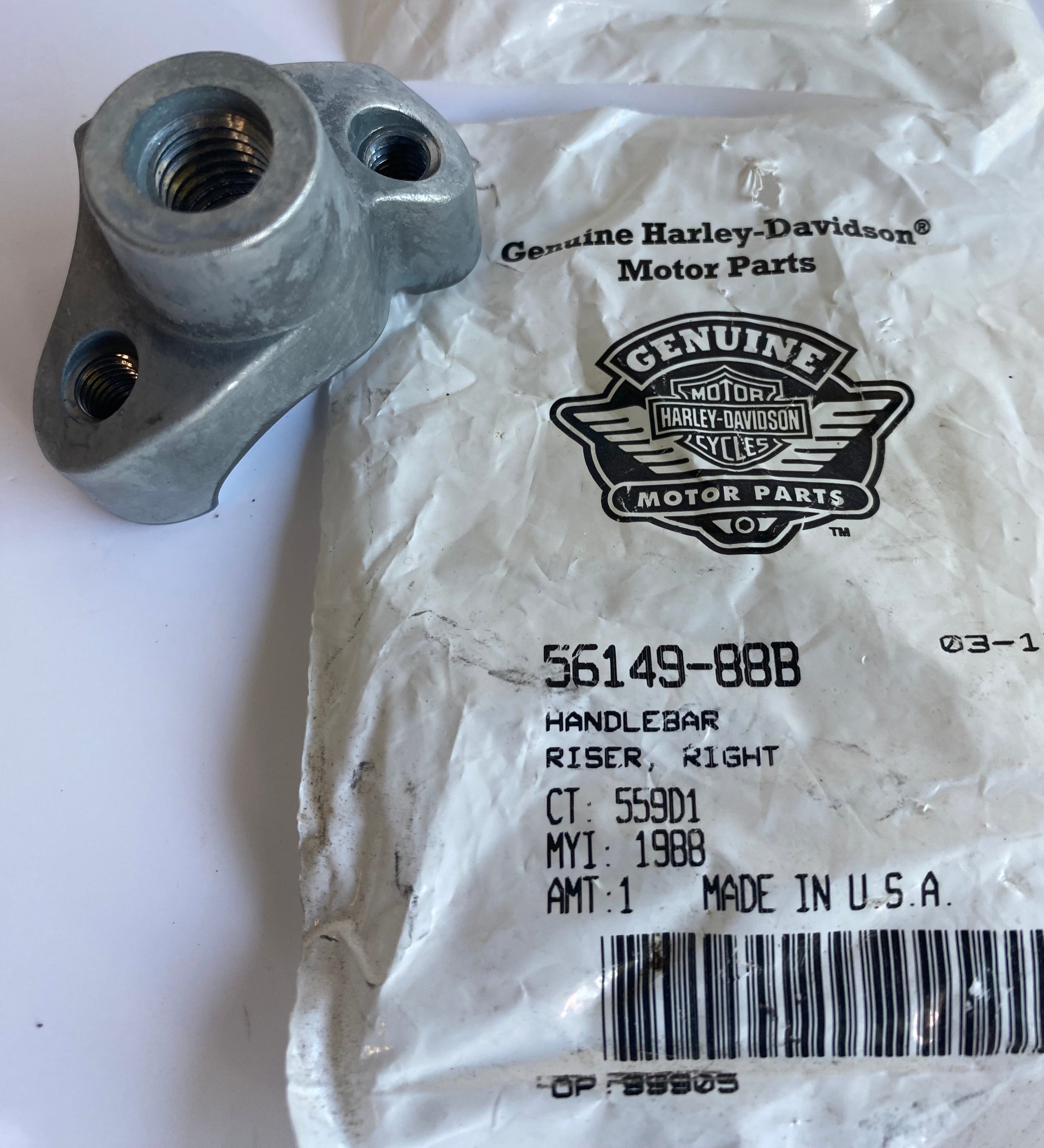 Right Lower Riser Touring Harley Davidson REF OEM 56149-88B