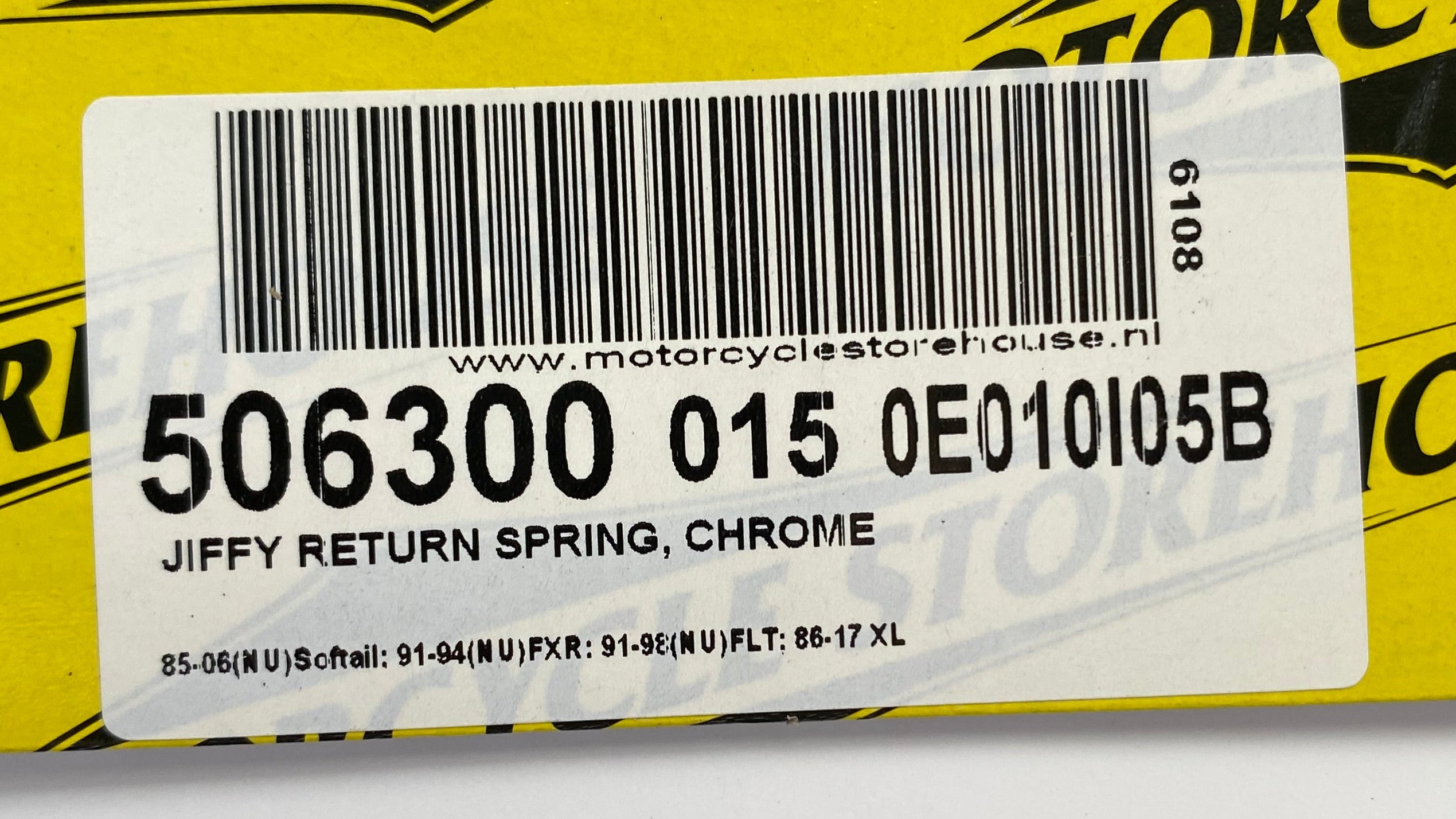 Ressort de béquille chromé Harley Davidson REF OEM 50005-85A