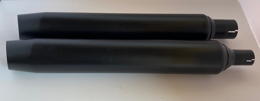 Jeu de silencieux échappement noir OEM Touring Harley Davidson REF 64900769 & 64900770