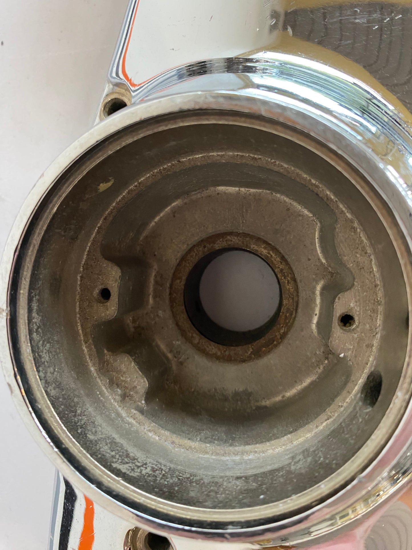 Carter de distribution chromé Harley Davidson REF OEM : 25263-86