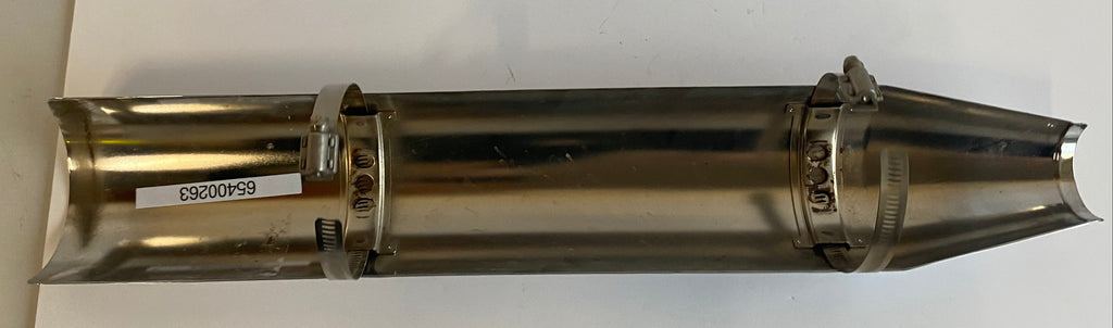 Pare chaleur chromé silencieux Softail M8 Harley Davidson REF OEM 65400263