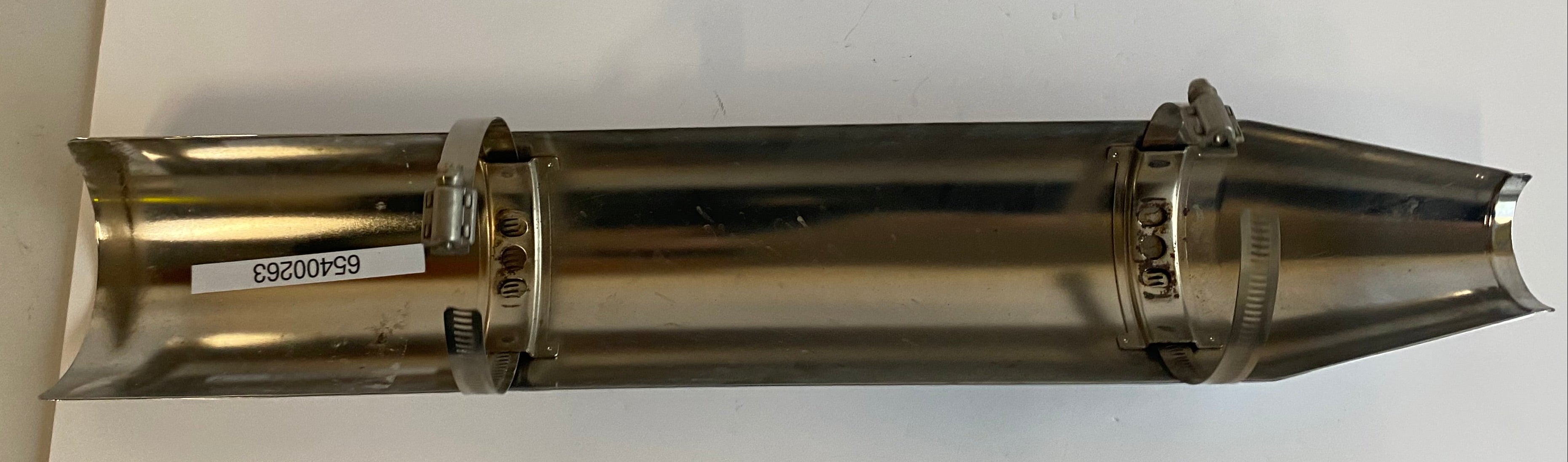 Pare chaleur chromé silencieux Softail M8 Harley Davidson REF OEM 65400263