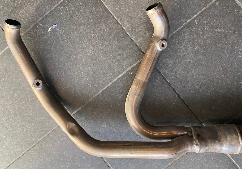Collecteur échappement catalyseur Touring Harley Davidson REF OEM 65600377 & 65600379
