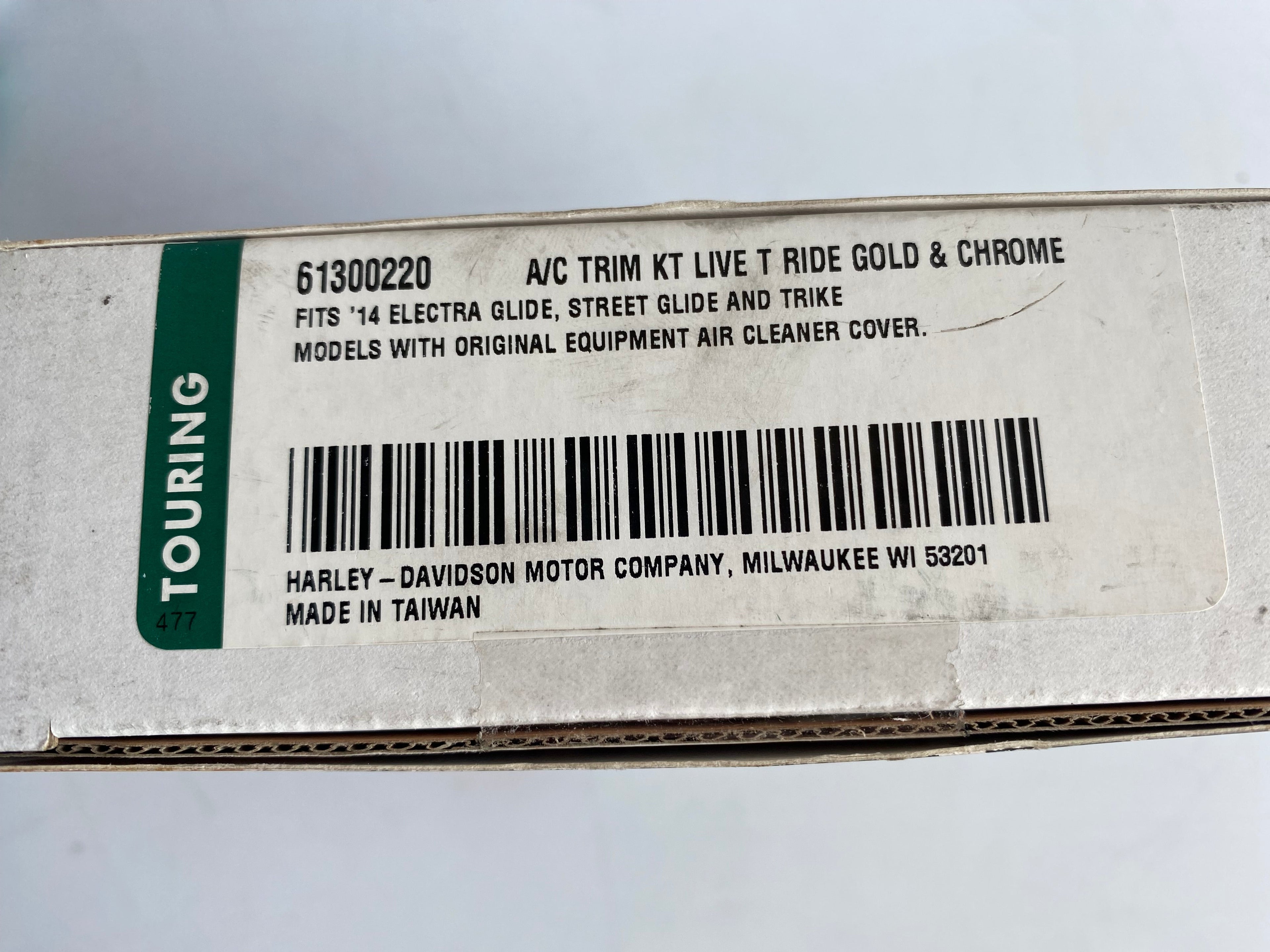 LIVE TO RIDE Harley Davidson Air Filter Insert REF OEM 61300220