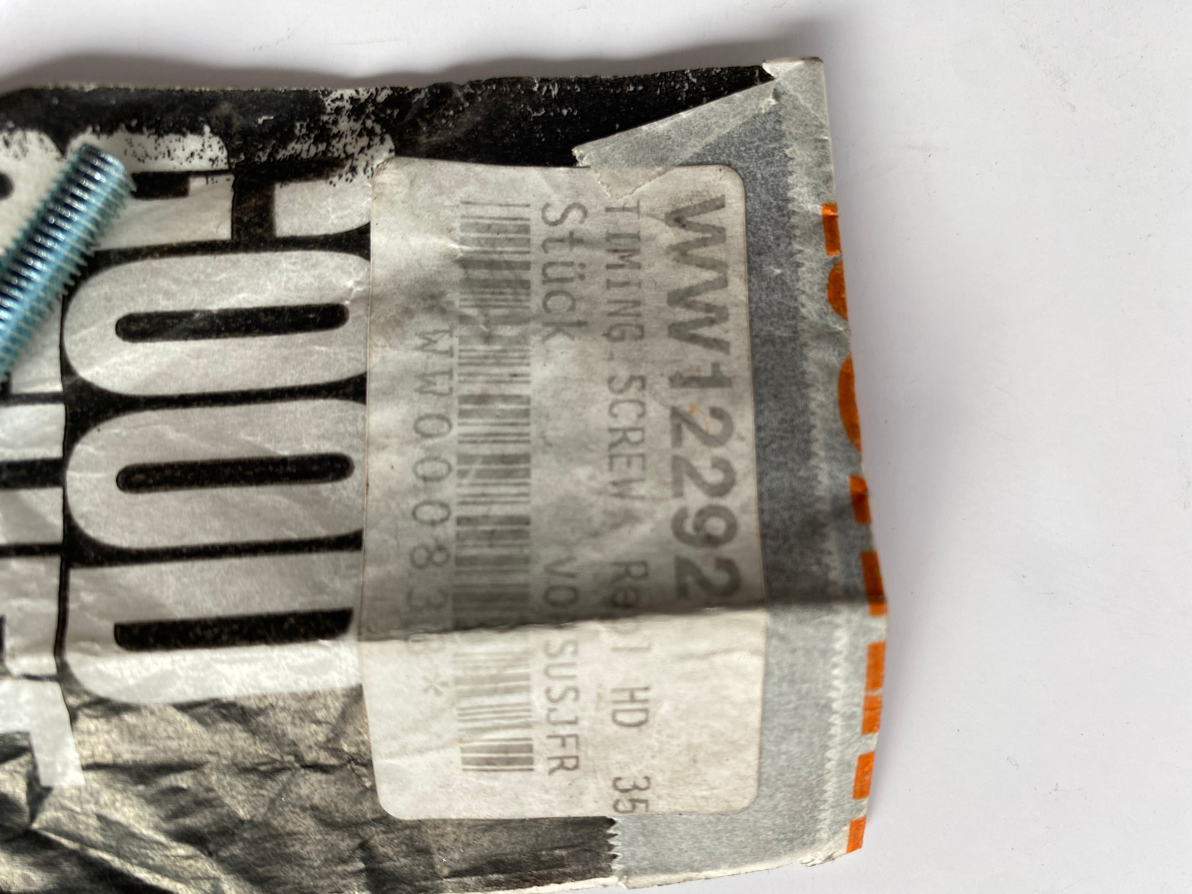 Vis mécanisme de masselottes allumage Harley Davidson REF WW 12-292