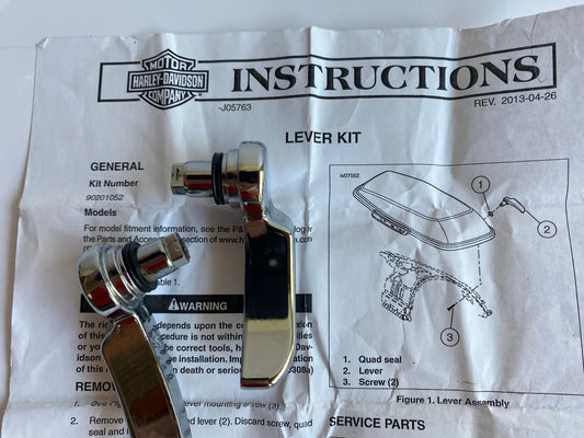 Jeu poignées ouverture de sacoches Touring Harley Davidson REF OEM 90200902 & 90200903