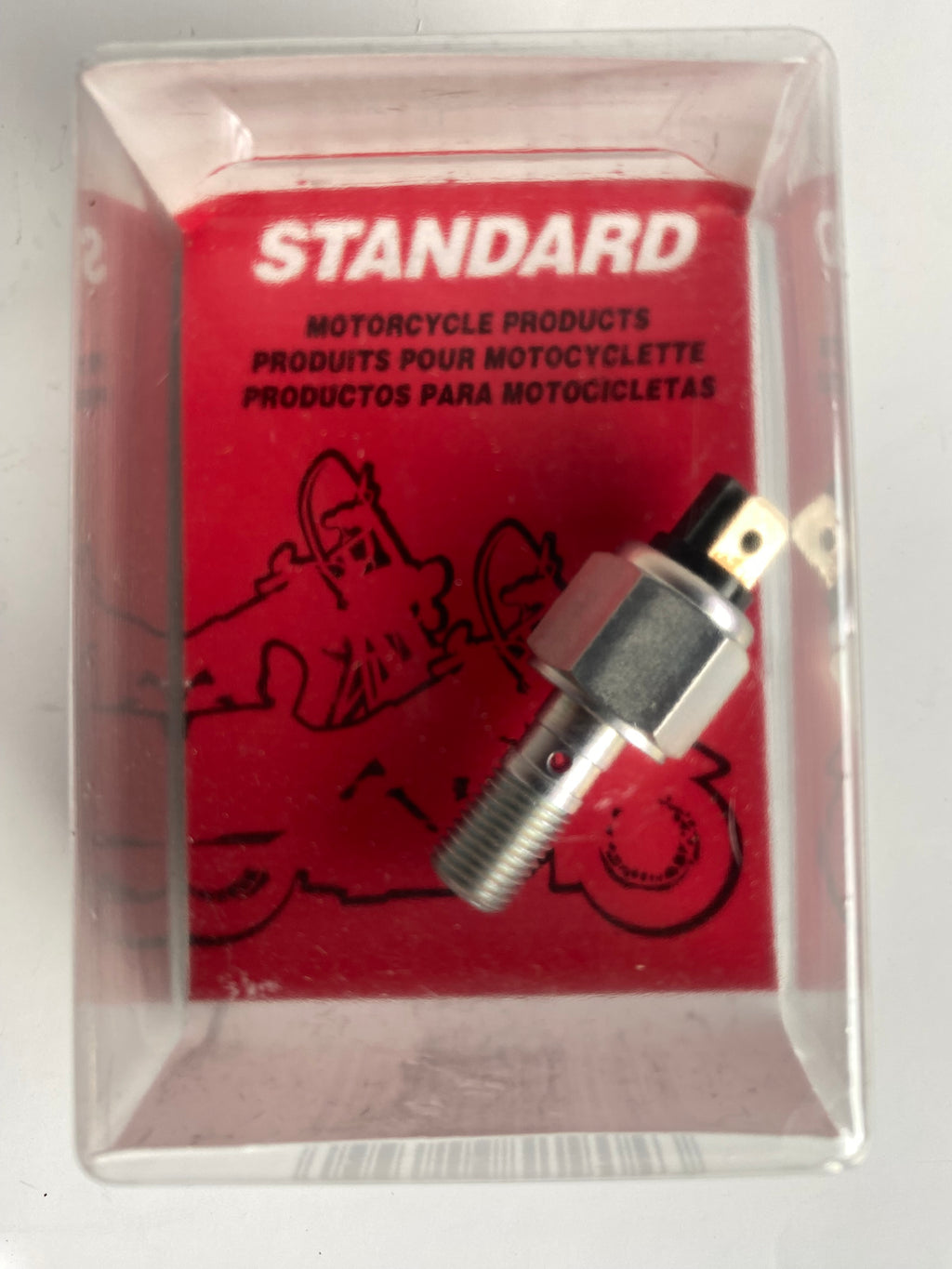 Vis banjo 3/8-24 avec contacteur feu stop arrière DYNA Harley Davidson REF MCS 582286