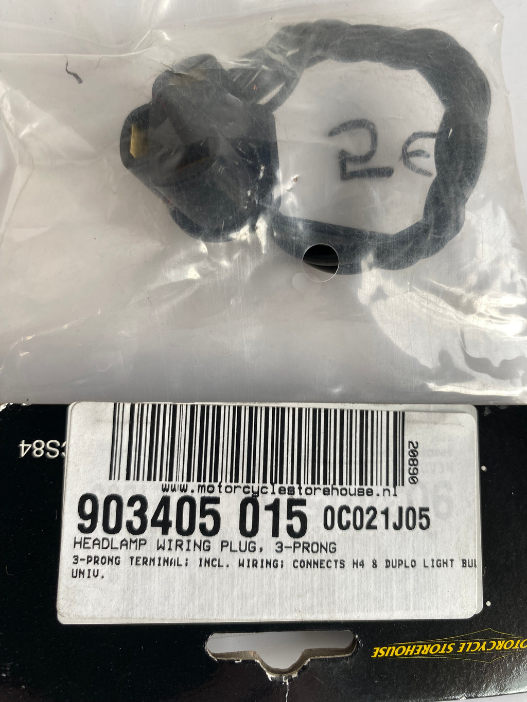 Connecteur de phare ampoule H4  Harley Davidson REF MCS 903405
