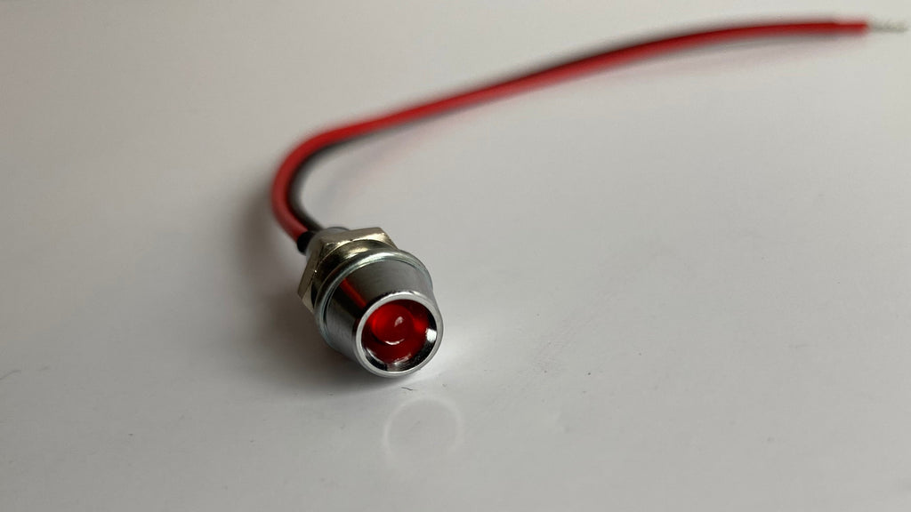 Voyant LED 1/4 pouce rouge Harley Davidson REF MCS 502314