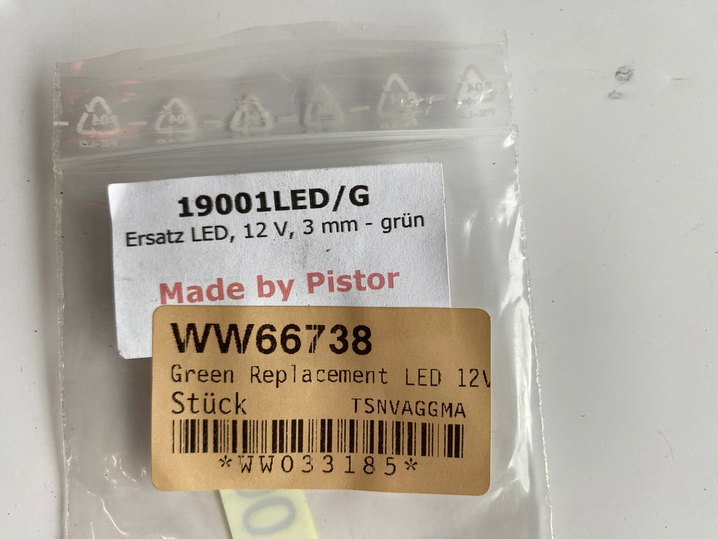 Mini voyant LED vert 3mm Harley Davidson REF WW 66-738