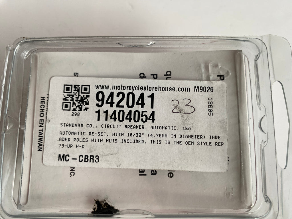 Thermique 15A fusible automatique Shovelhead Harley Davidson REF MCS 942041