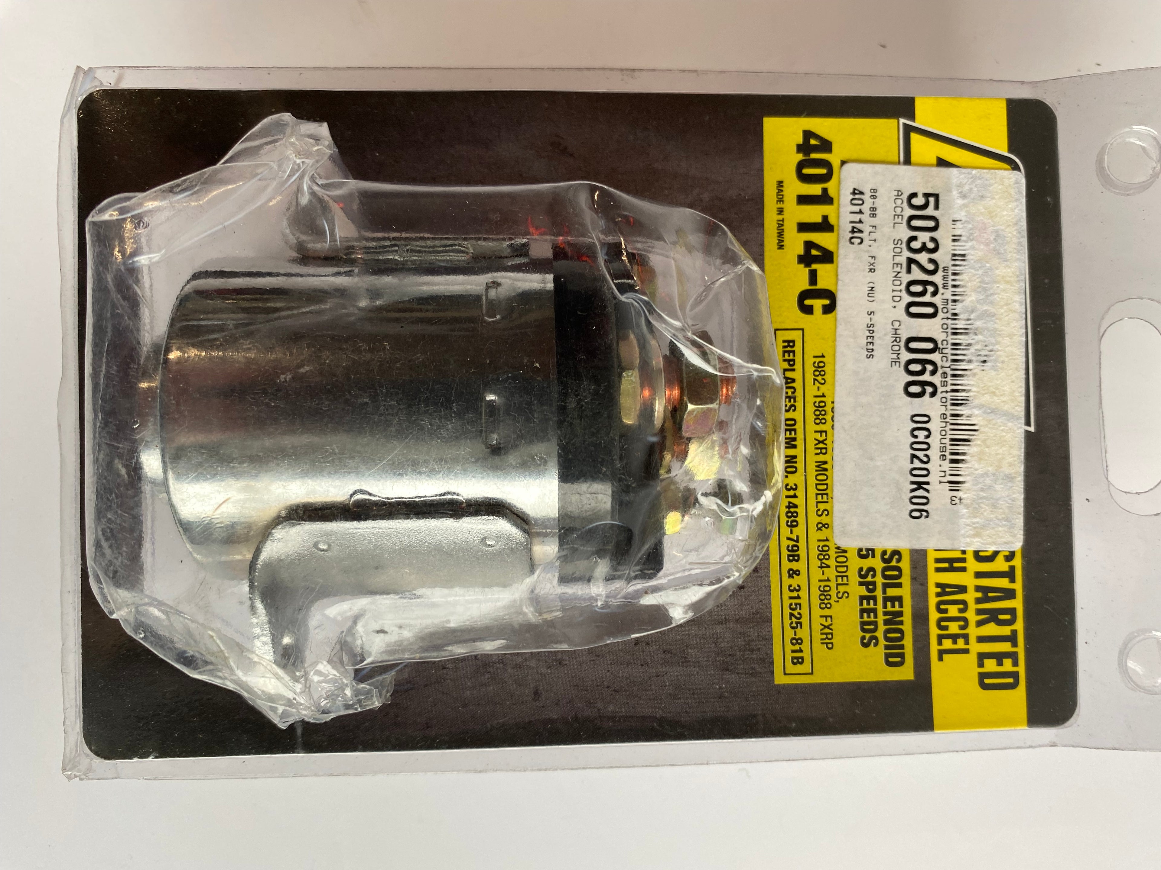 Solénoïde de démarreur 5 vitesses Shovelhead & FXR Harley Davidson REF MCS 503260