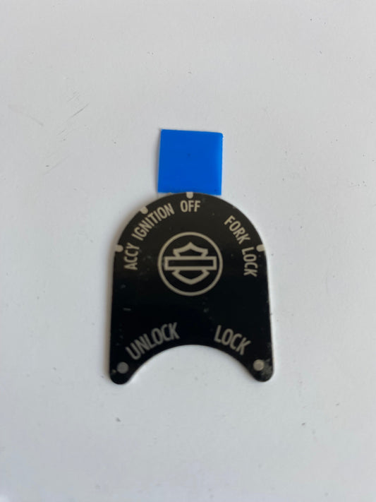 Decal noir contacteur à clé Touring Harley Davidson REF OEM 14100891