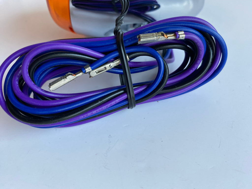 Clignotant avant ou arrière chromé Bullet 2 fonctions Harley Davidson REF Drag 8887A