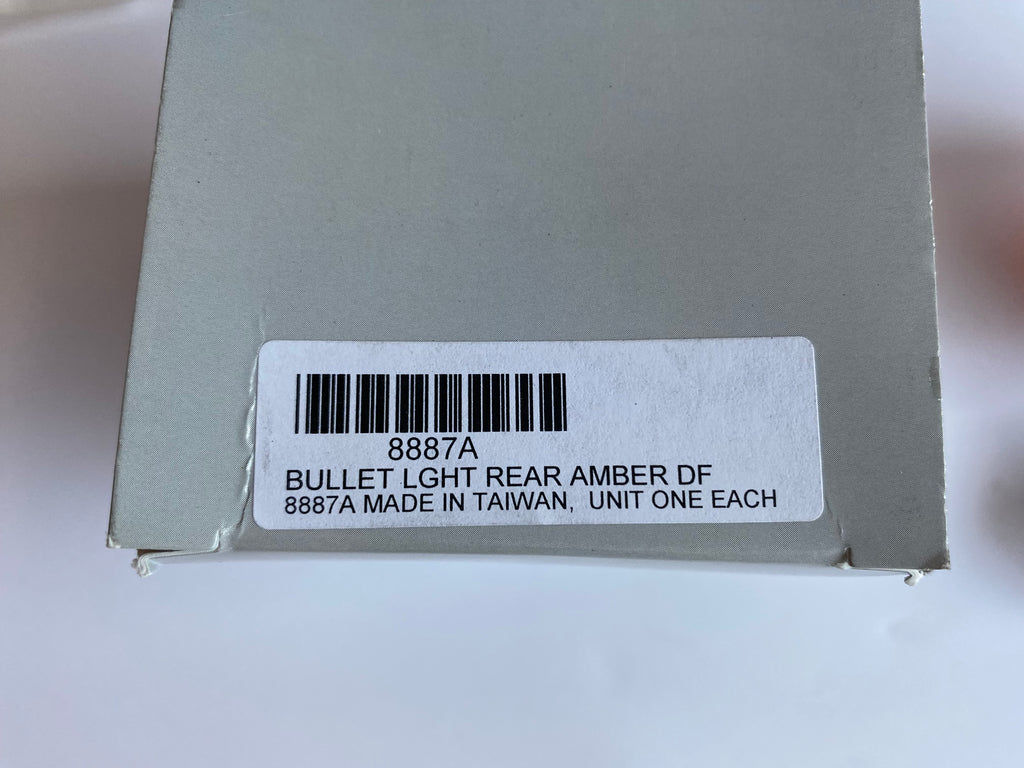 Clignotant avant ou arrière chromé Bullet 2 fonctions Harley Davidson REF Drag 8887A