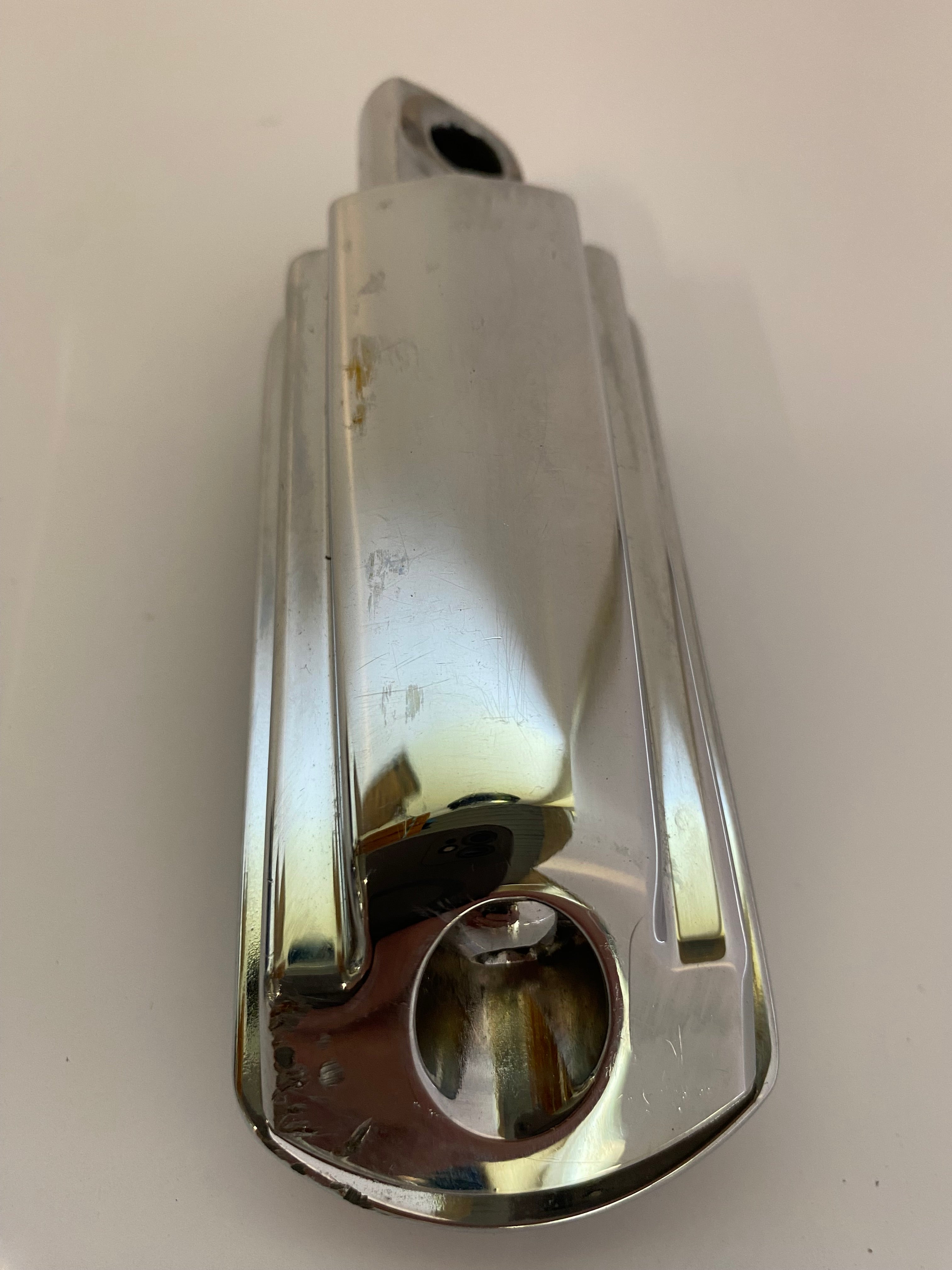 Jeu de cale pieds chromé et caoutchouc Harley Davidson REF OEM 50130-95A