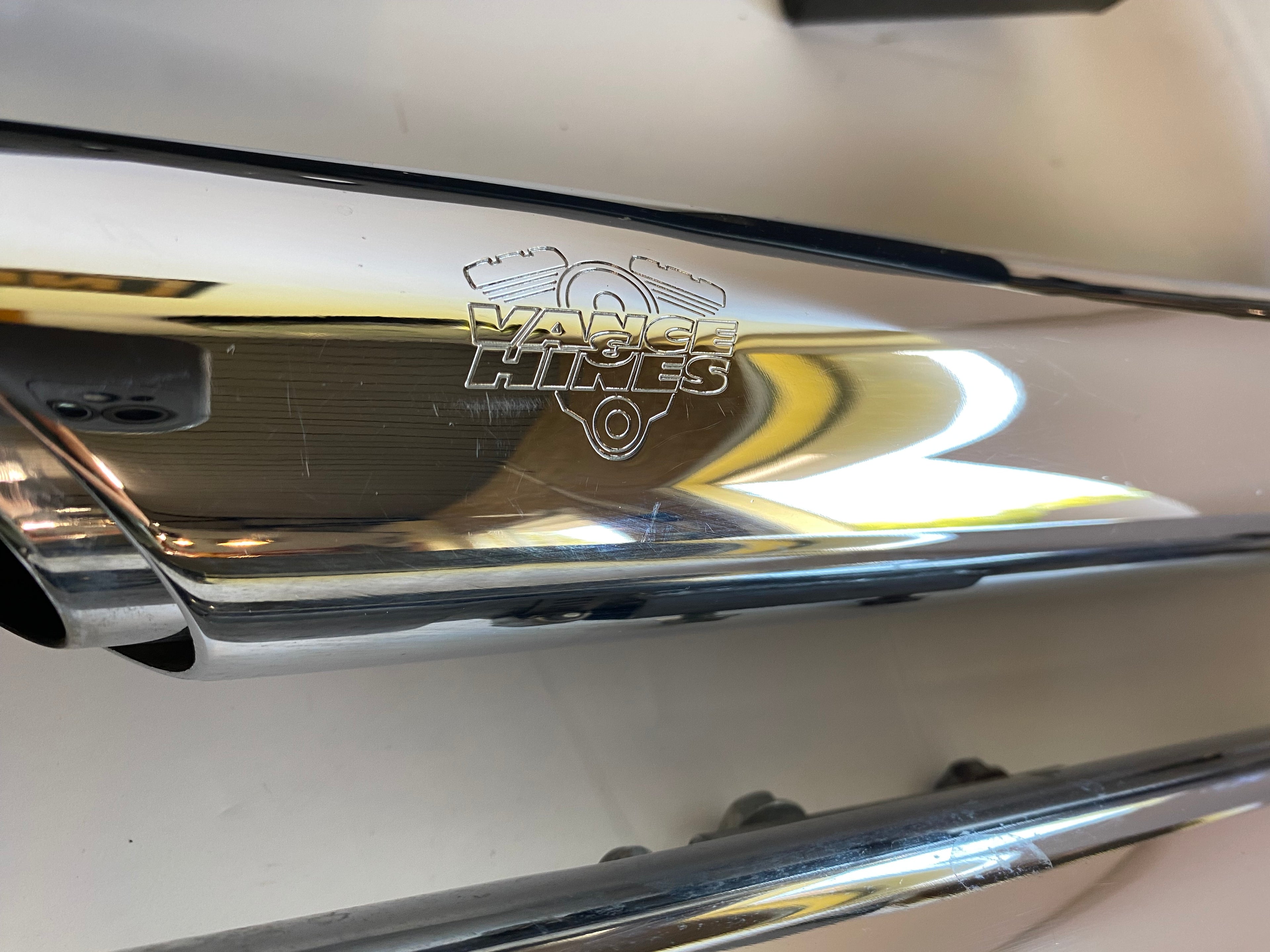 Echappement Vance&Hines Shortshots chromés Sportster Harley Davidson REF 17219