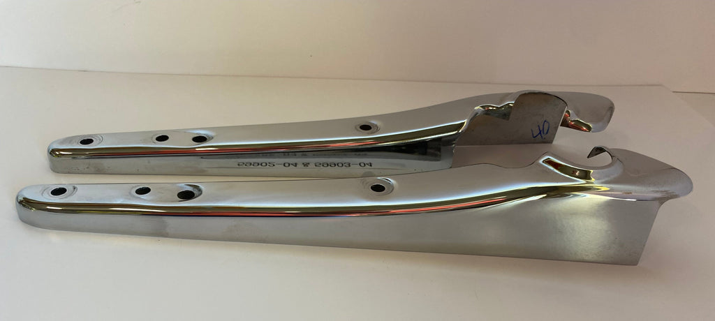 Jeu de sabres chromés Sportster Harley Davidson REF OEM 59902-04 & 59903-04