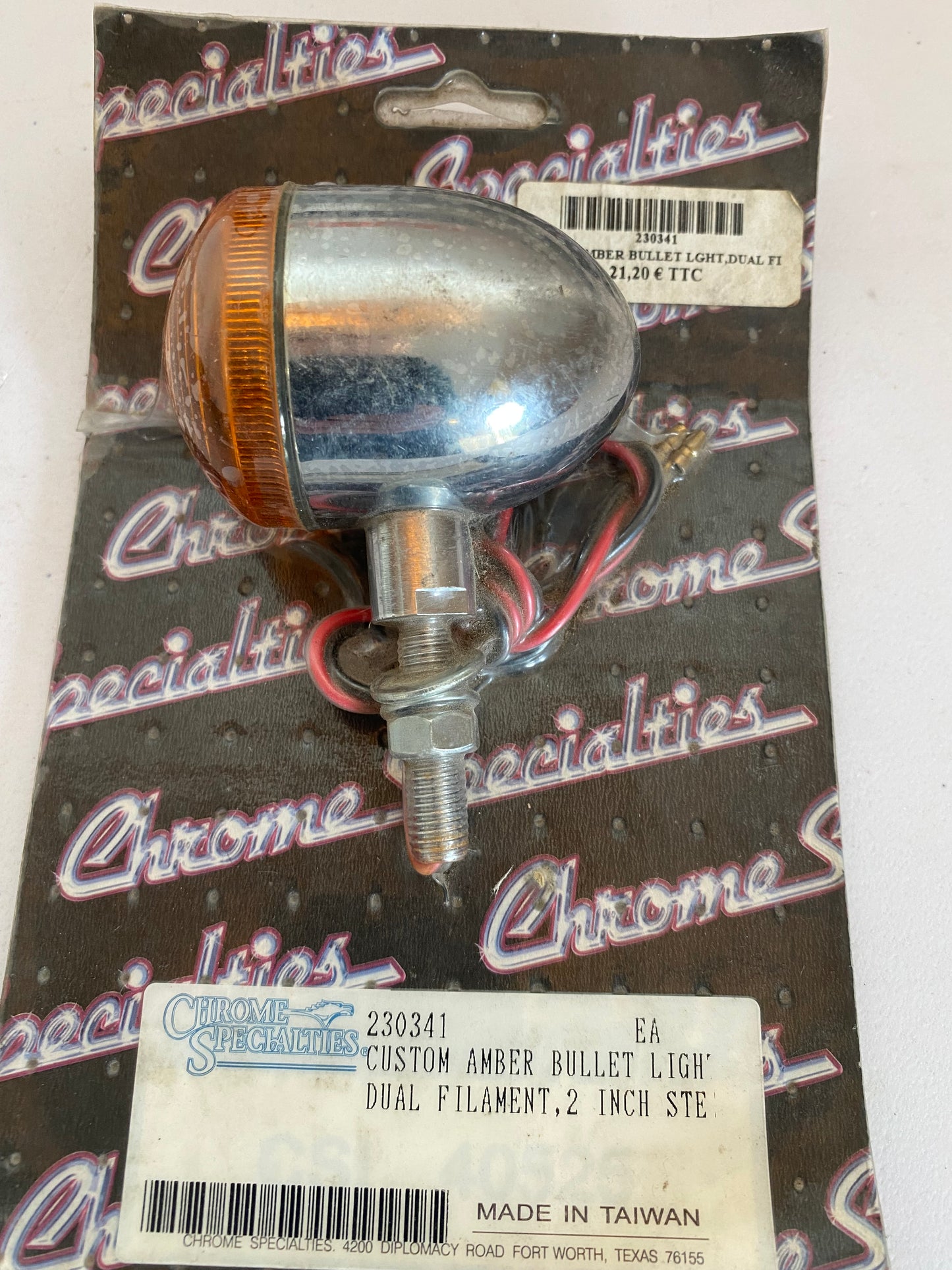 Clignotant arrière BULLET Harley Davidson